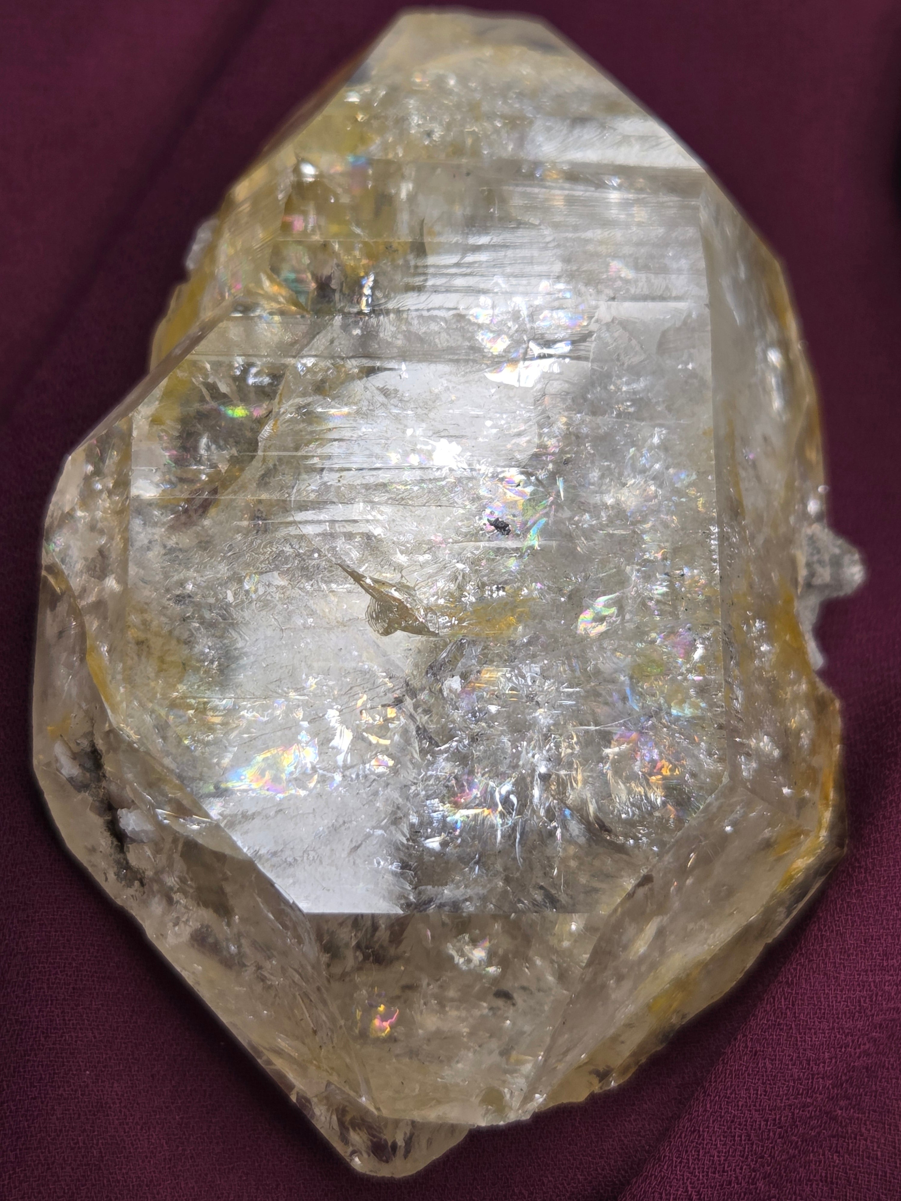 Herkimer Diamond with Golden Healer | | Wiccan Center