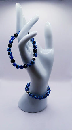Crystal bead evil eye bracelet | | Wiccan Center