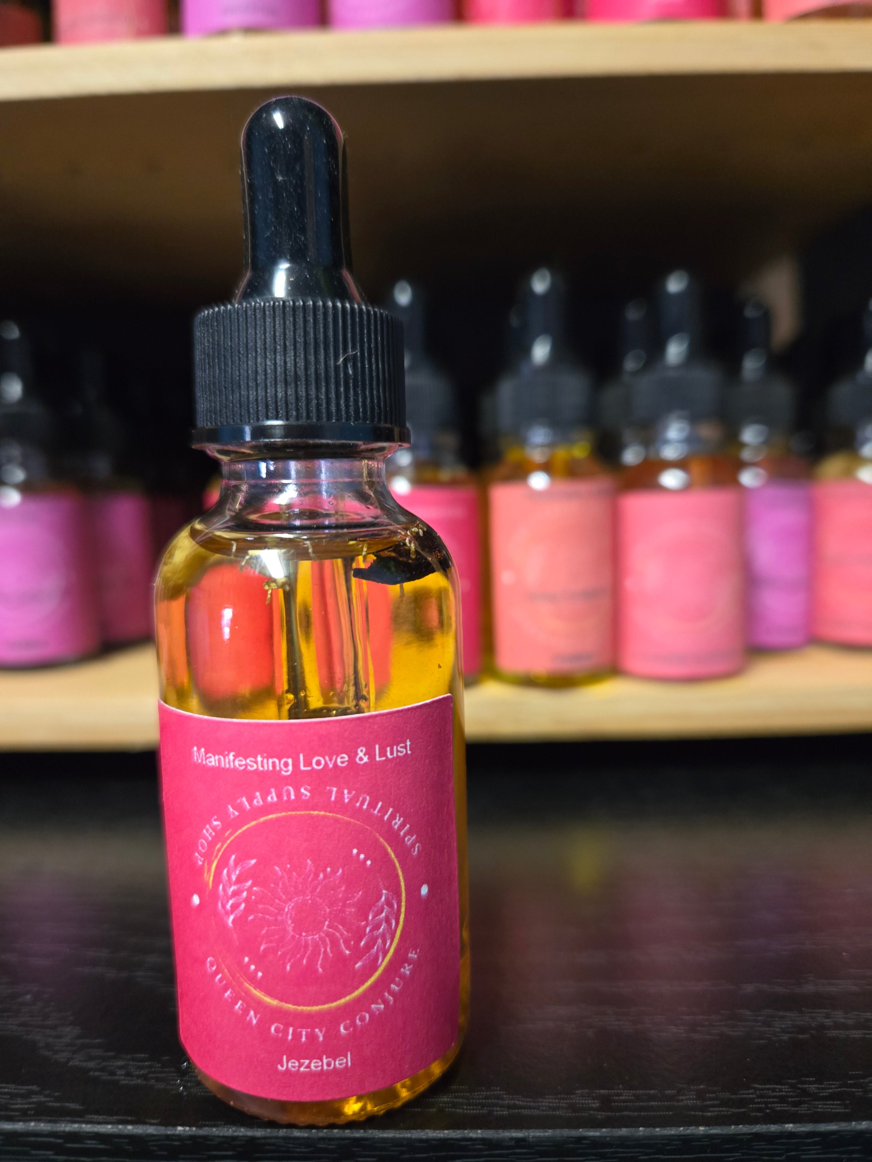 Jezebel Oil - Enhance Magnetism & Seduction Hoodoo Conjure Oil | Spiritual Oil | Wiccan Center