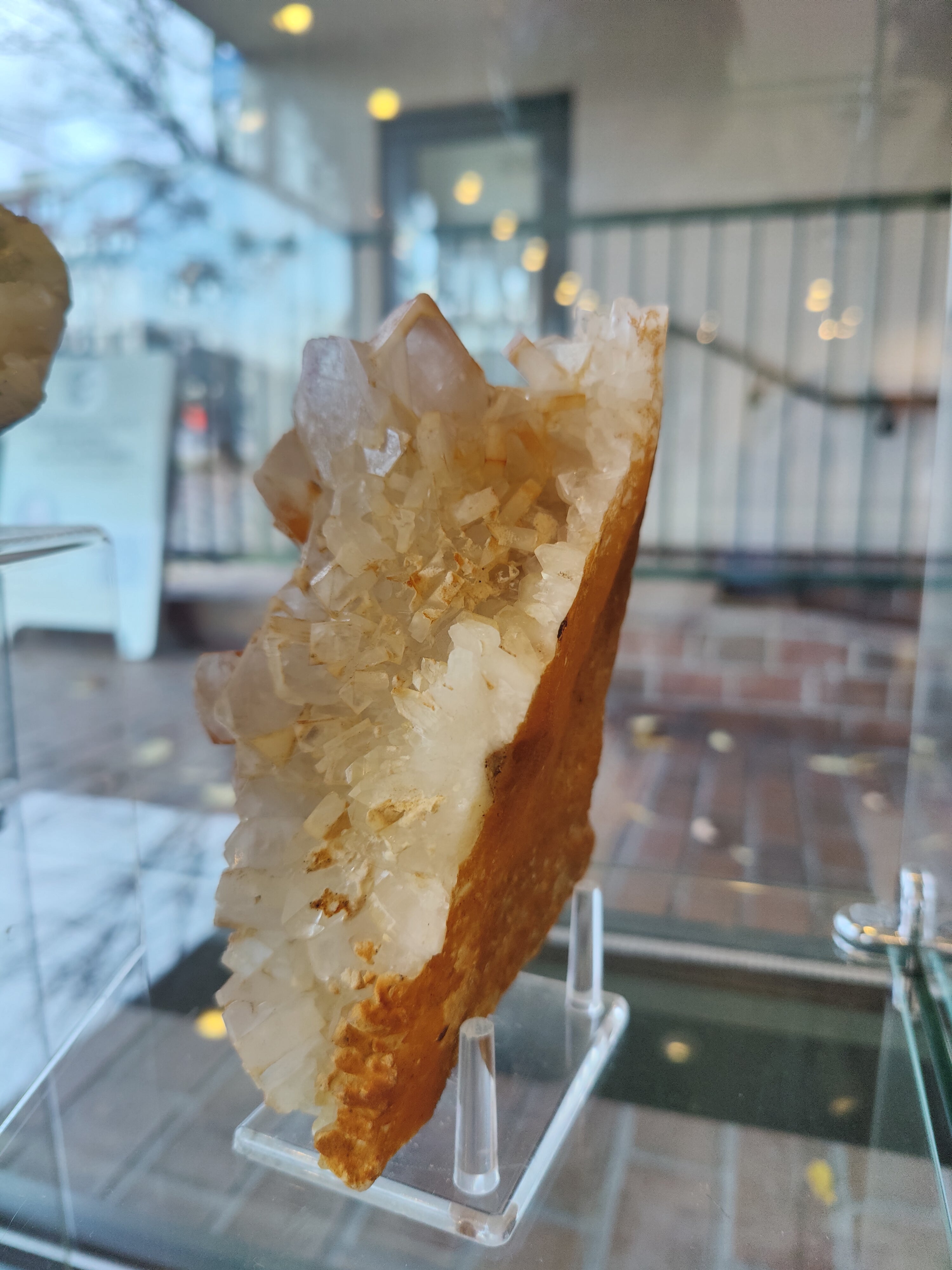 Large Orange Barite on Quartz | Minerals | Wiccan Center