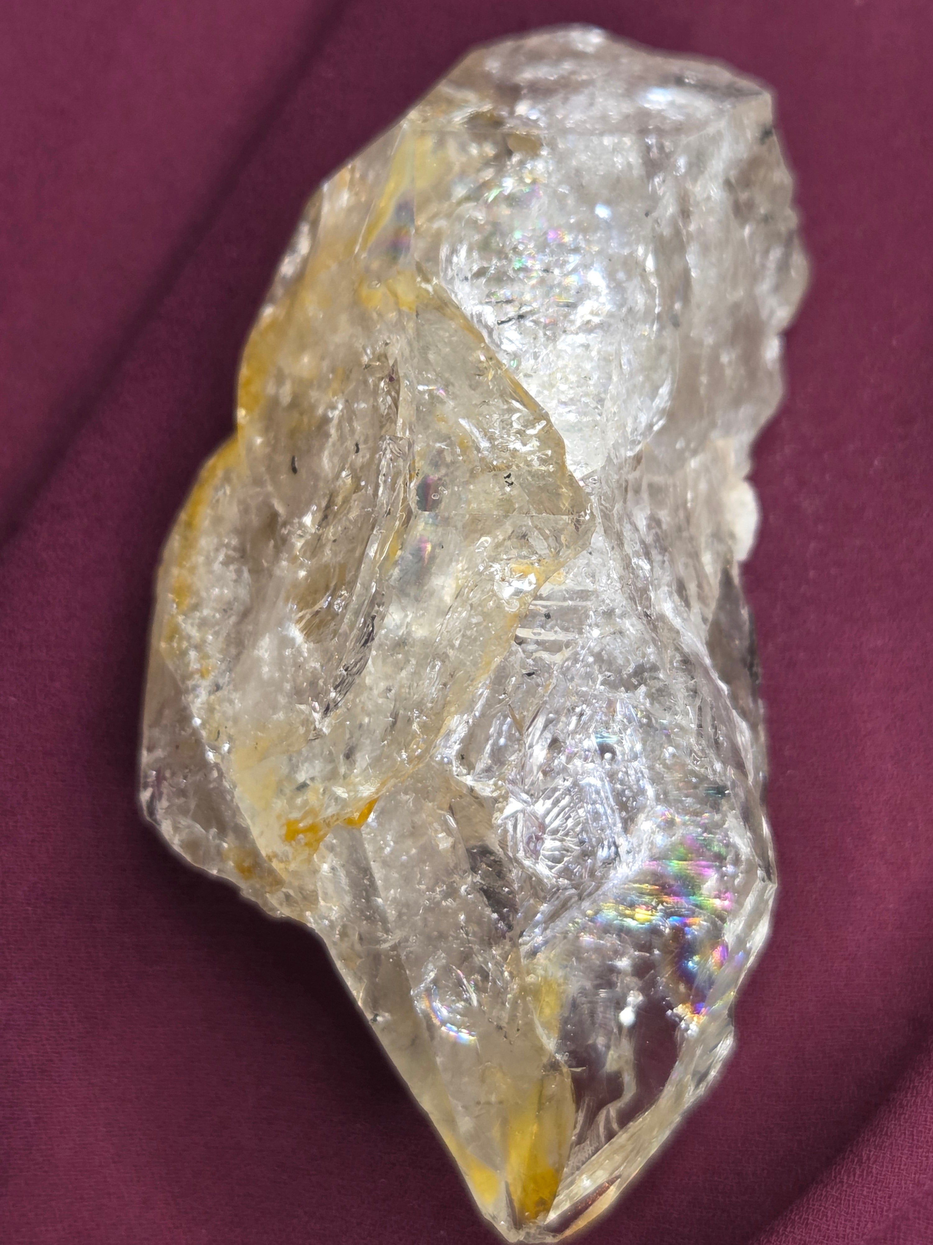 Herkimer Diamond with Golden Healer | | Wiccan Center