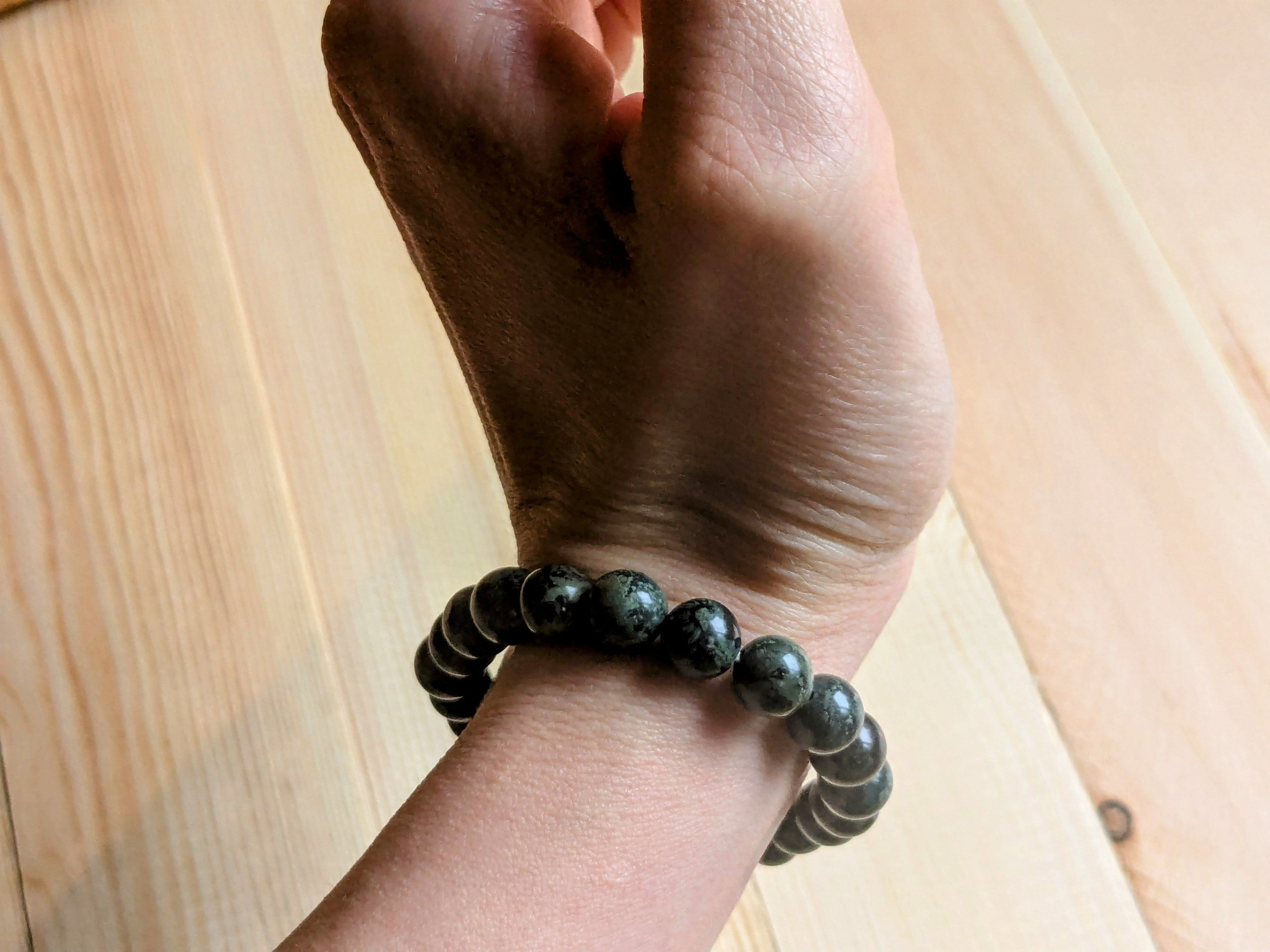 Kambaba Jasper Beaded Stretch Bracelets | | Wiccan Center