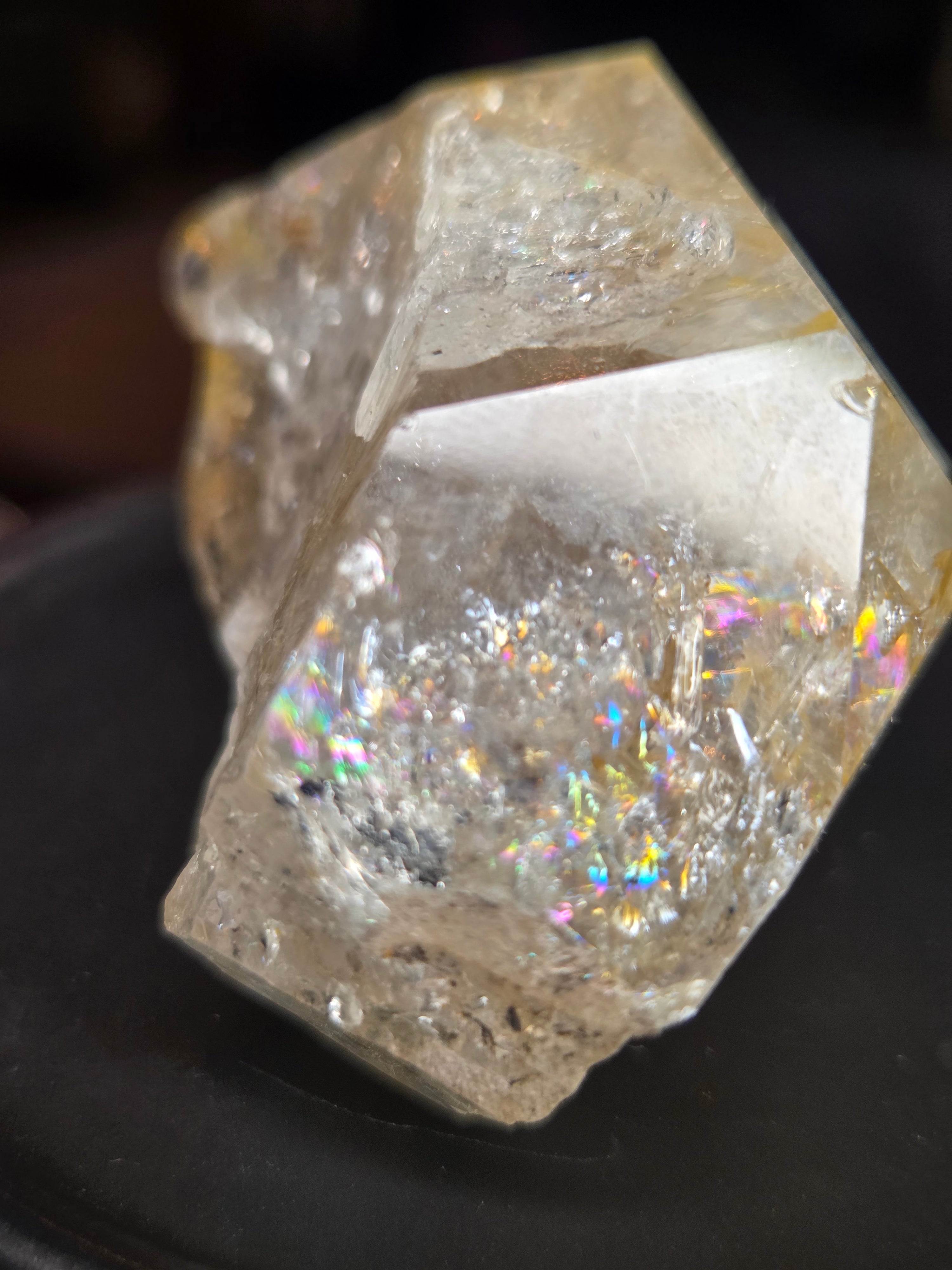 Herkimer Diamond with Golden Healer | | Wiccan Center