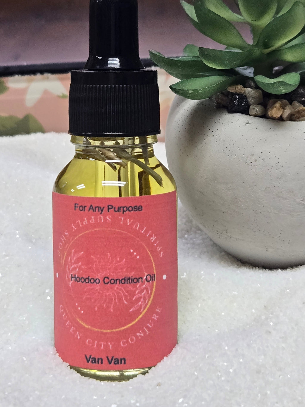 Van Van Oil - Cleansing & Road Opening Hoodoo Conjure Oil | Spiritual Oil | Wiccan Center