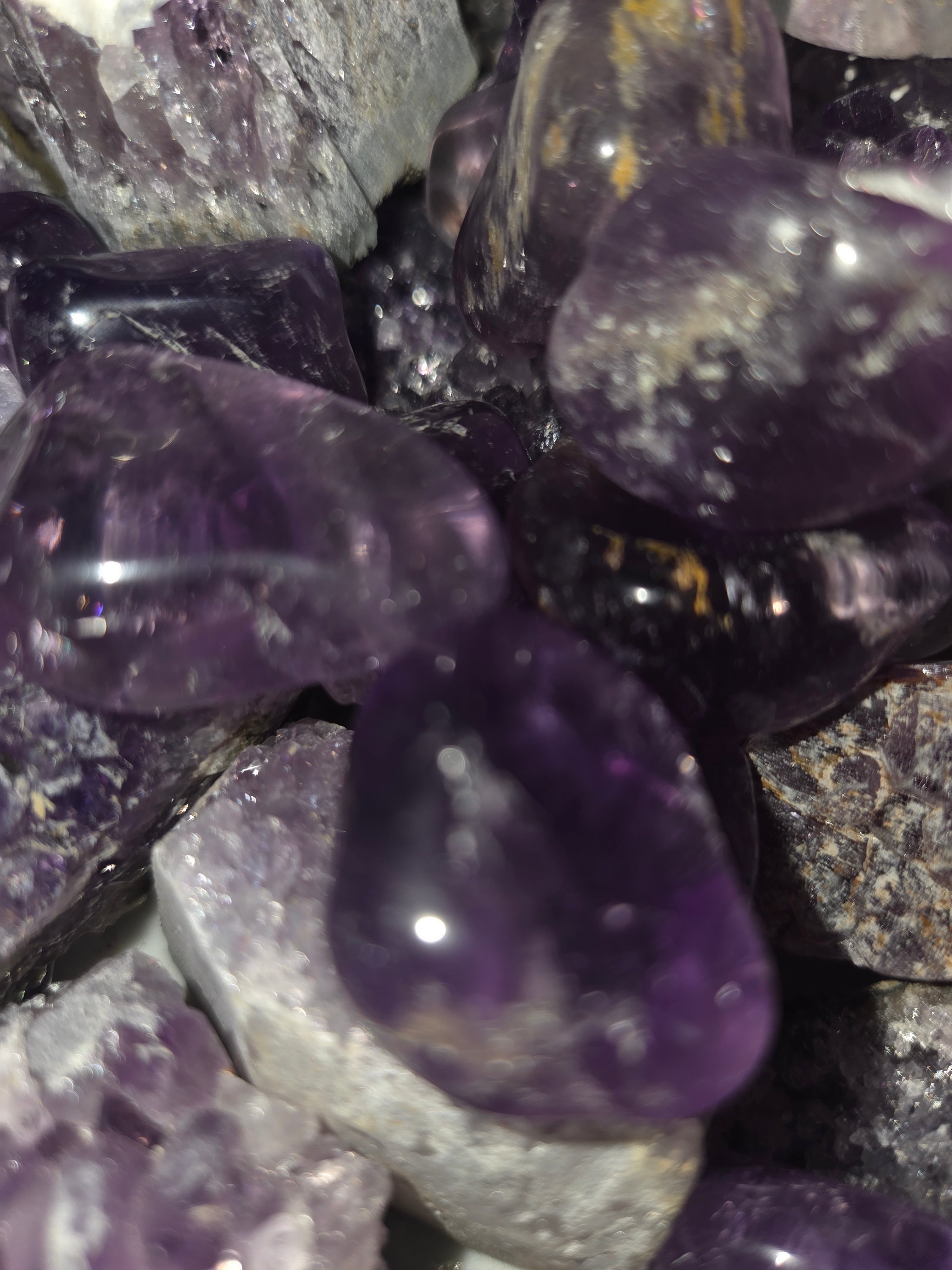 Tumbled Amethyst – Calming, Protective, Intuition-Enhancing Crystal | | Wiccan Center
