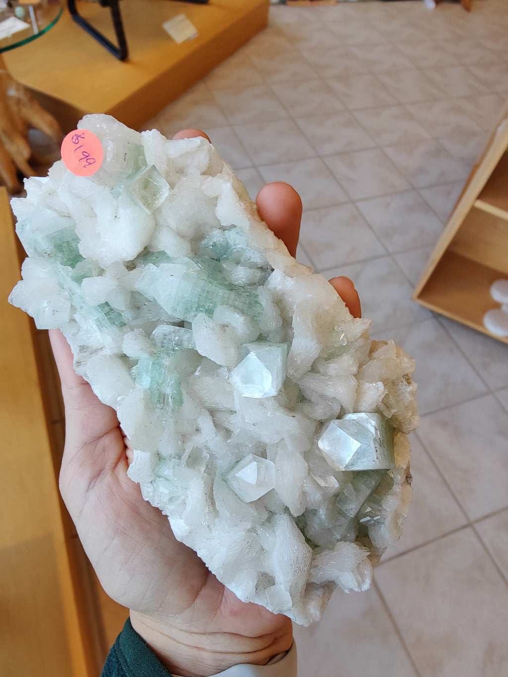 1.34 LB Light Green Apophyllite | Minerals | Wiccan Center