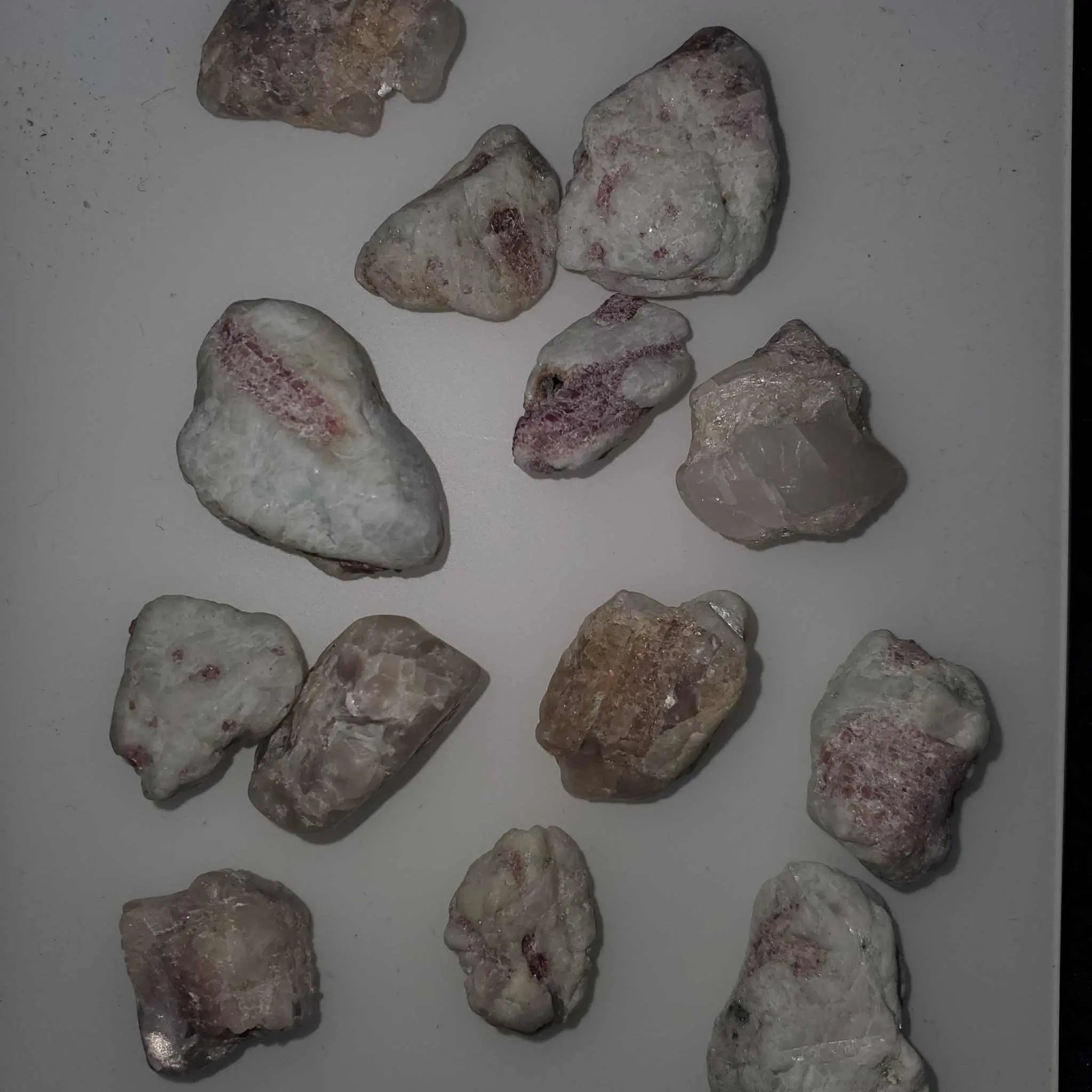 Pink Tourmaline with Quartz Rough Stone (in matrix) | Tumbled Stones | Wiccan Center