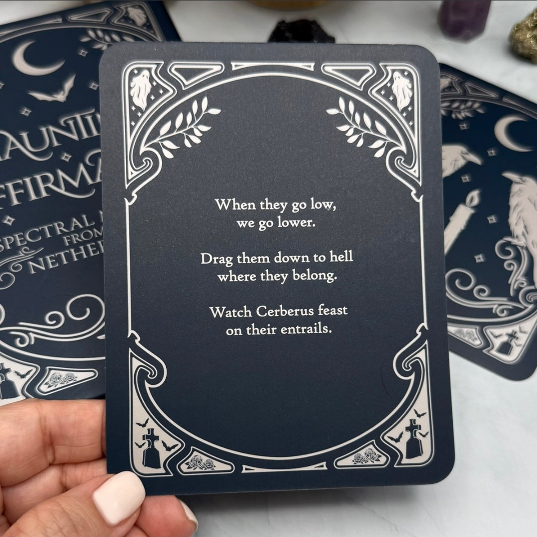 Haunting Affirmations Card Set by Boredwalk
