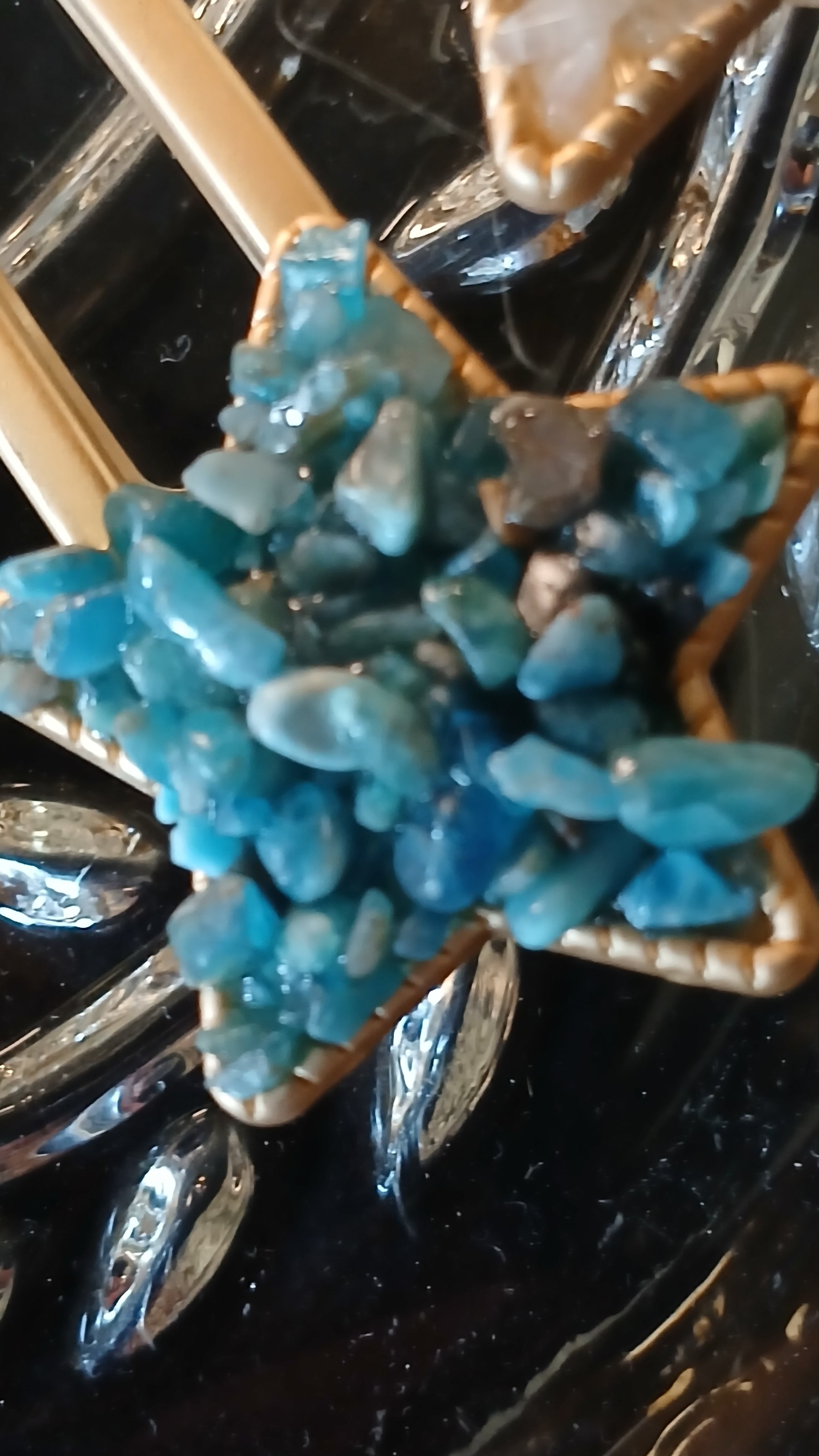 Crystal Chips Star Hair Clip | | Wiccan Center