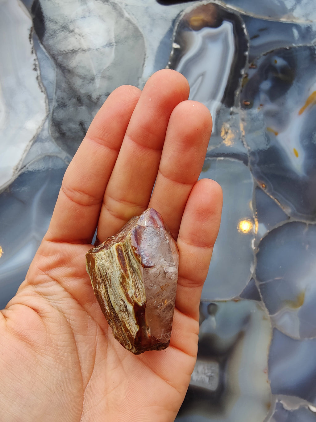 Amphibole "Angel Phantom" Quartz Brazil | Lapidary | Wiccan Center