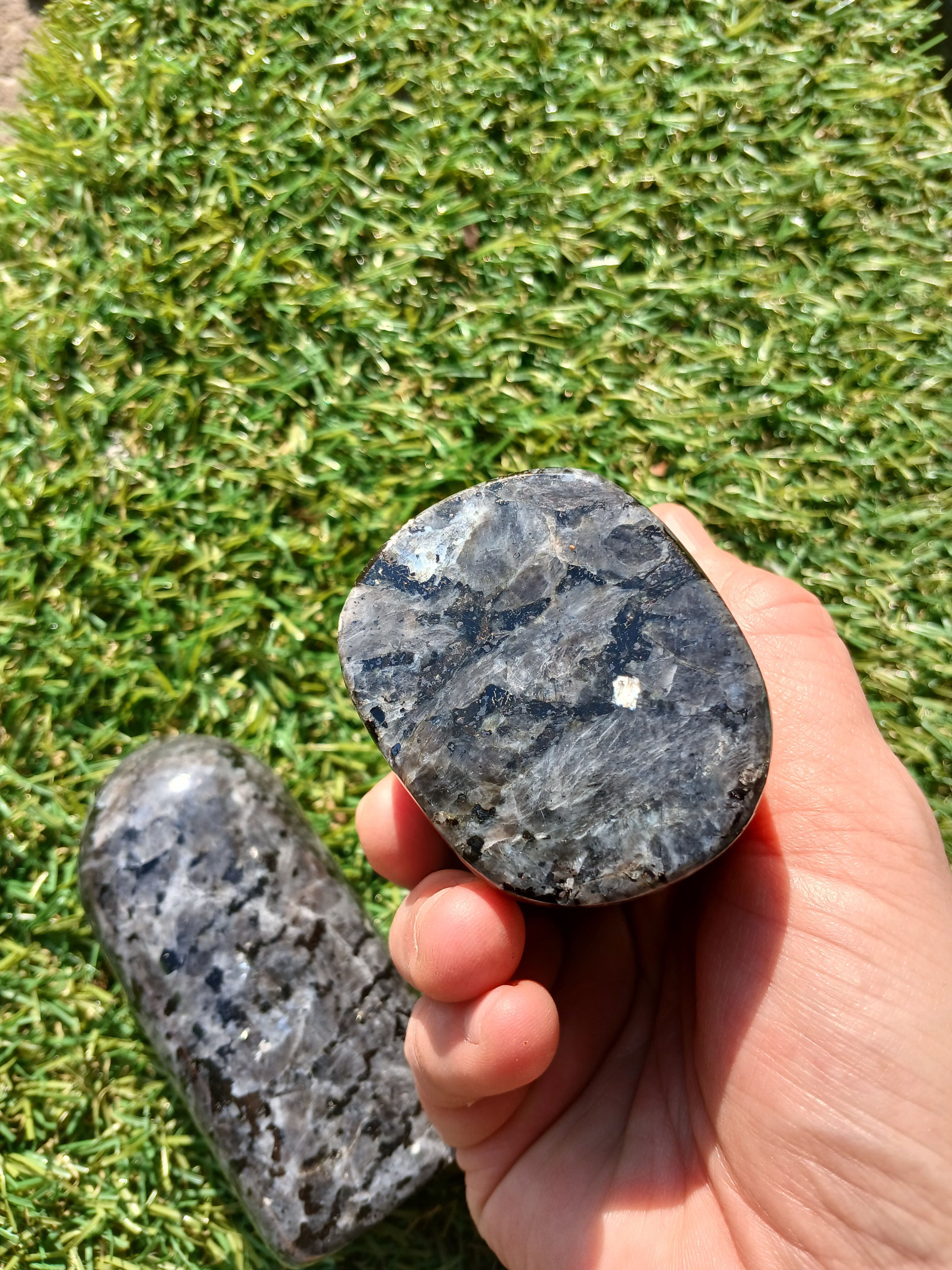 Larvikite Freeform Boulder | | Wiccan Center