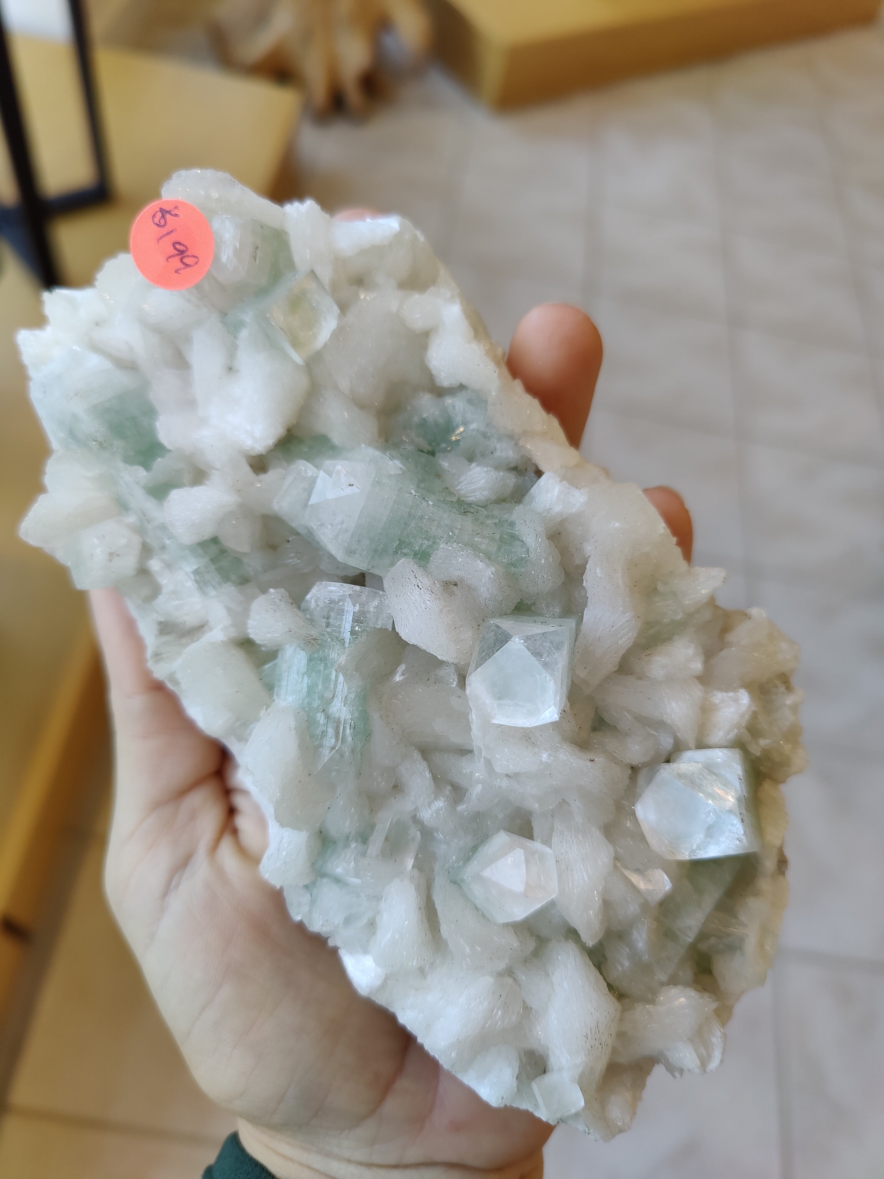 1.34 LB Light Green Apophyllite | Minerals | Wiccan Center