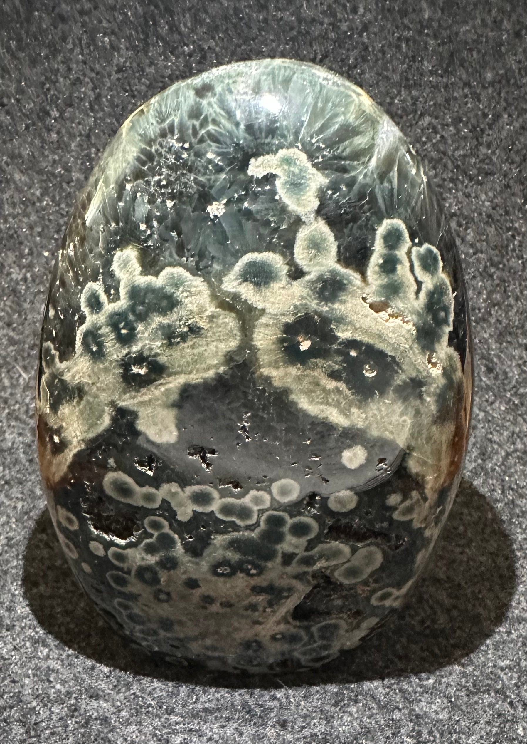 Kambaba Jasper Freeform with Druzy | | Wiccan Center