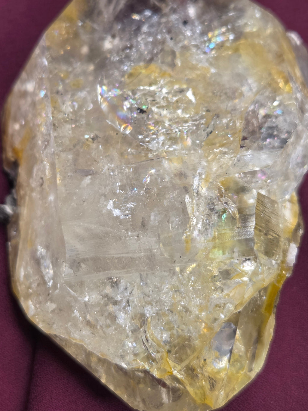 Herkimer Diamond with Golden Healer | | Wiccan Center