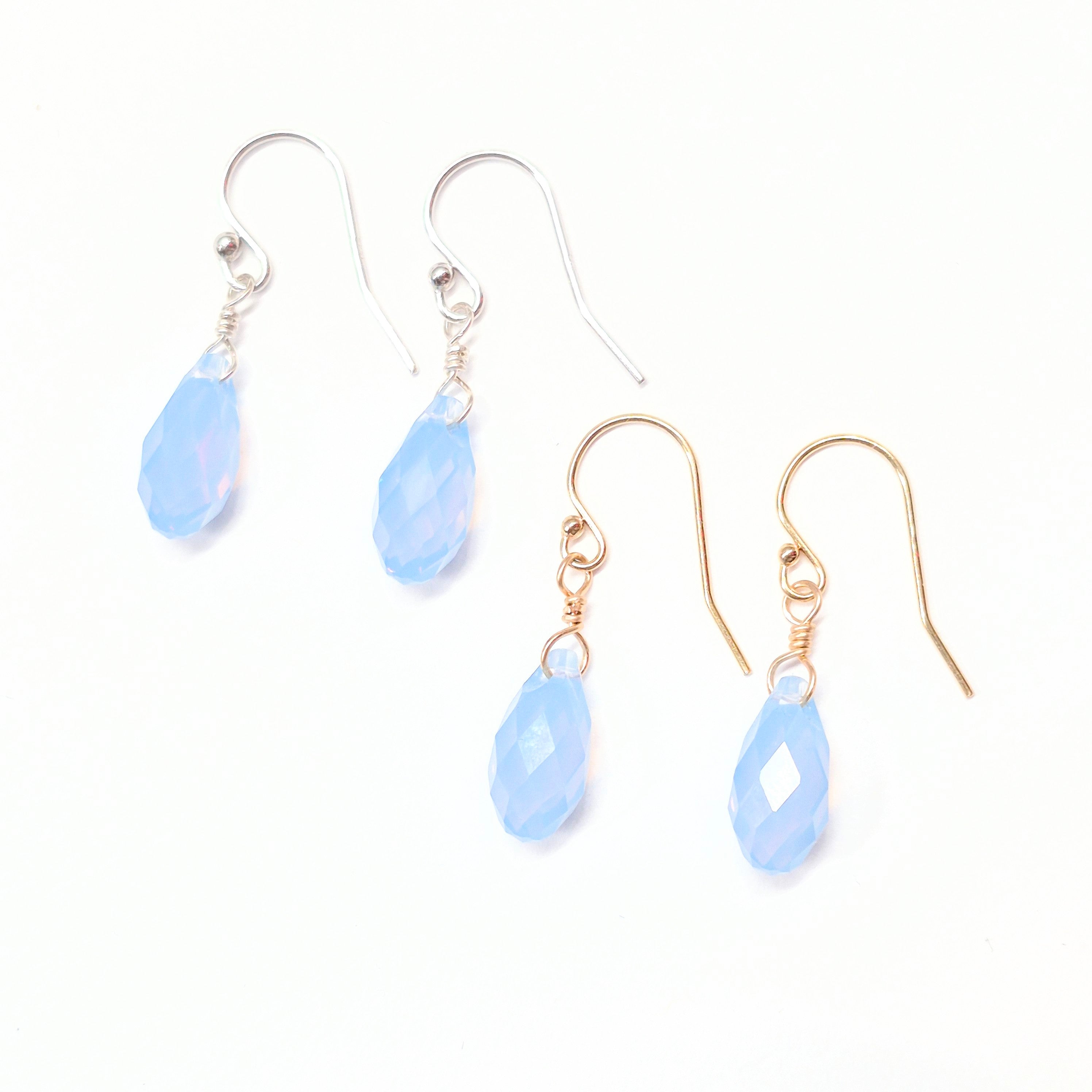Swarovski Crystal Droplet Threader Earrings