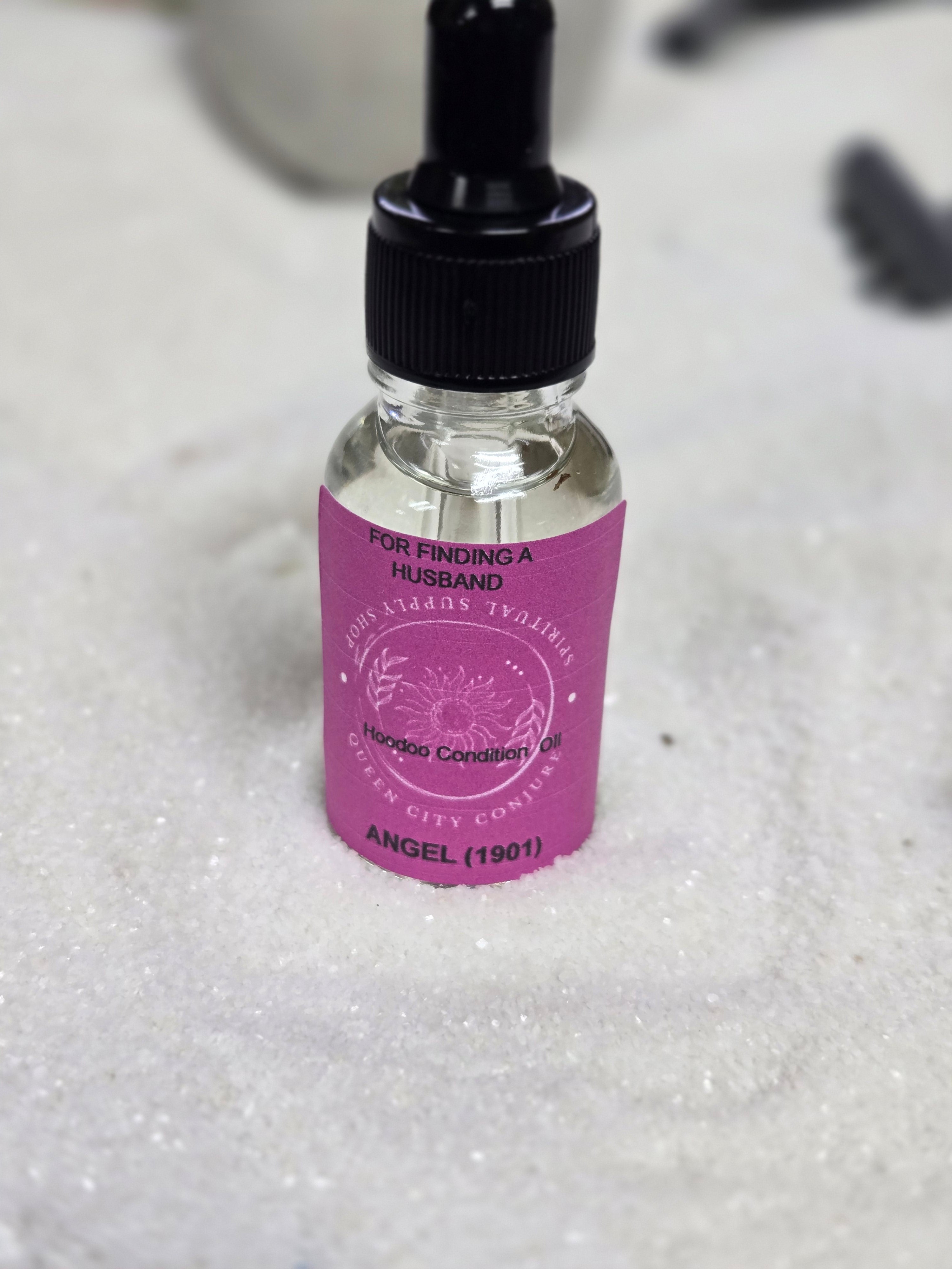 1901 Angel Oil - Divine Love & Soulmate Attraction Hoodoo Oil | Spiritual Oil | Wiccan Center
