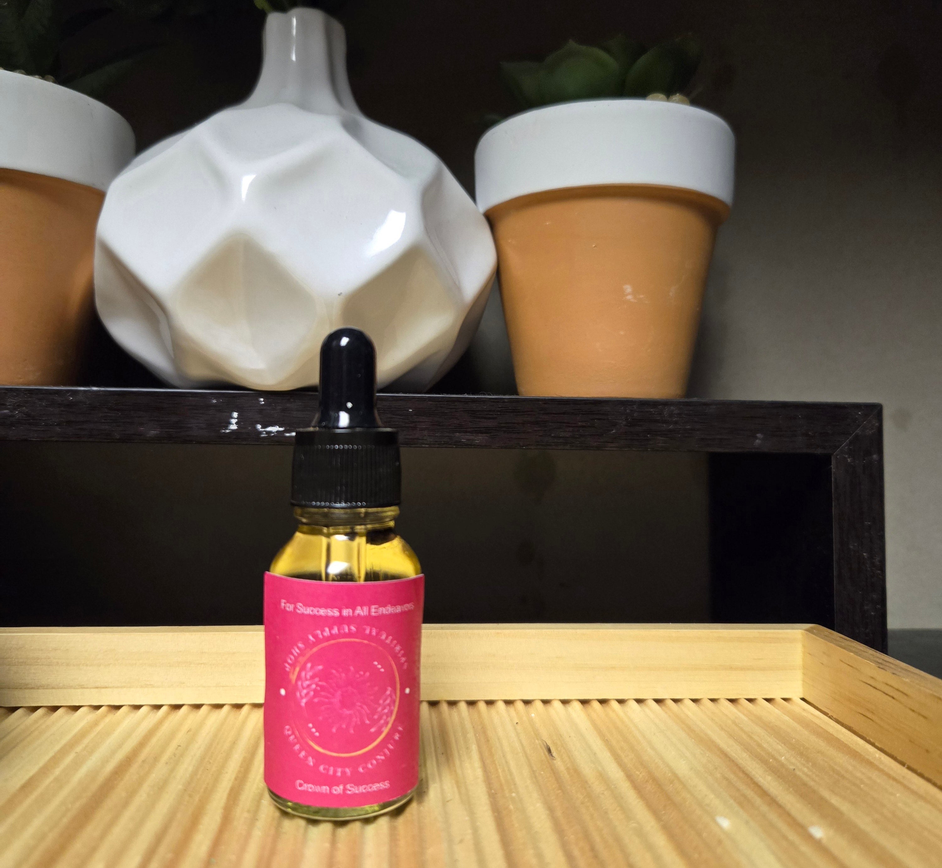 Hand Crafted Crown of Success Spiritual Oil | Spiritual Oil | Wiccan Center
