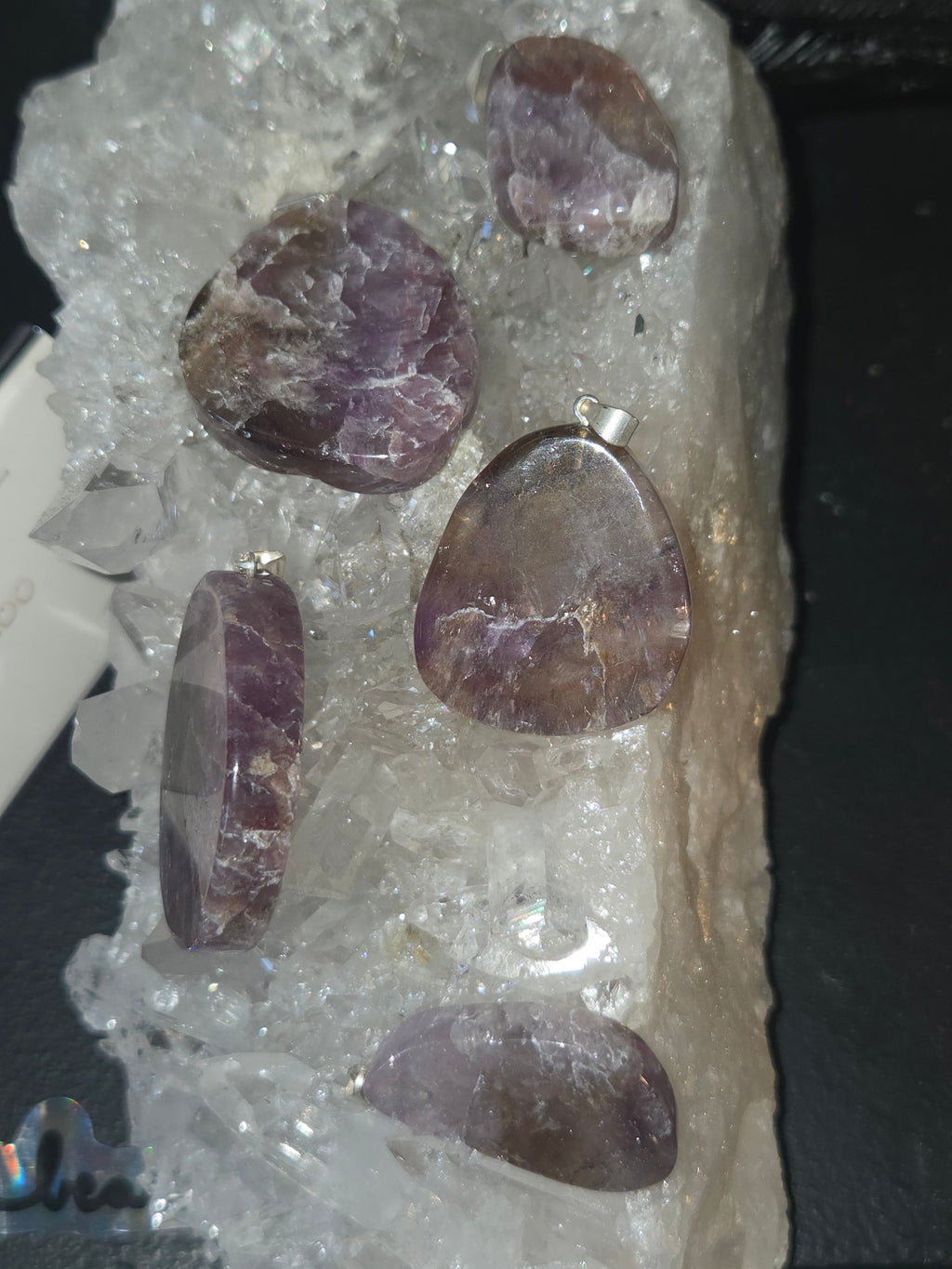 Super 7 (Melody Stone) Pendant – Rough (.5") or Polished Slice (1") • Spiritual Awakening & Harmony | | Wiccan Center