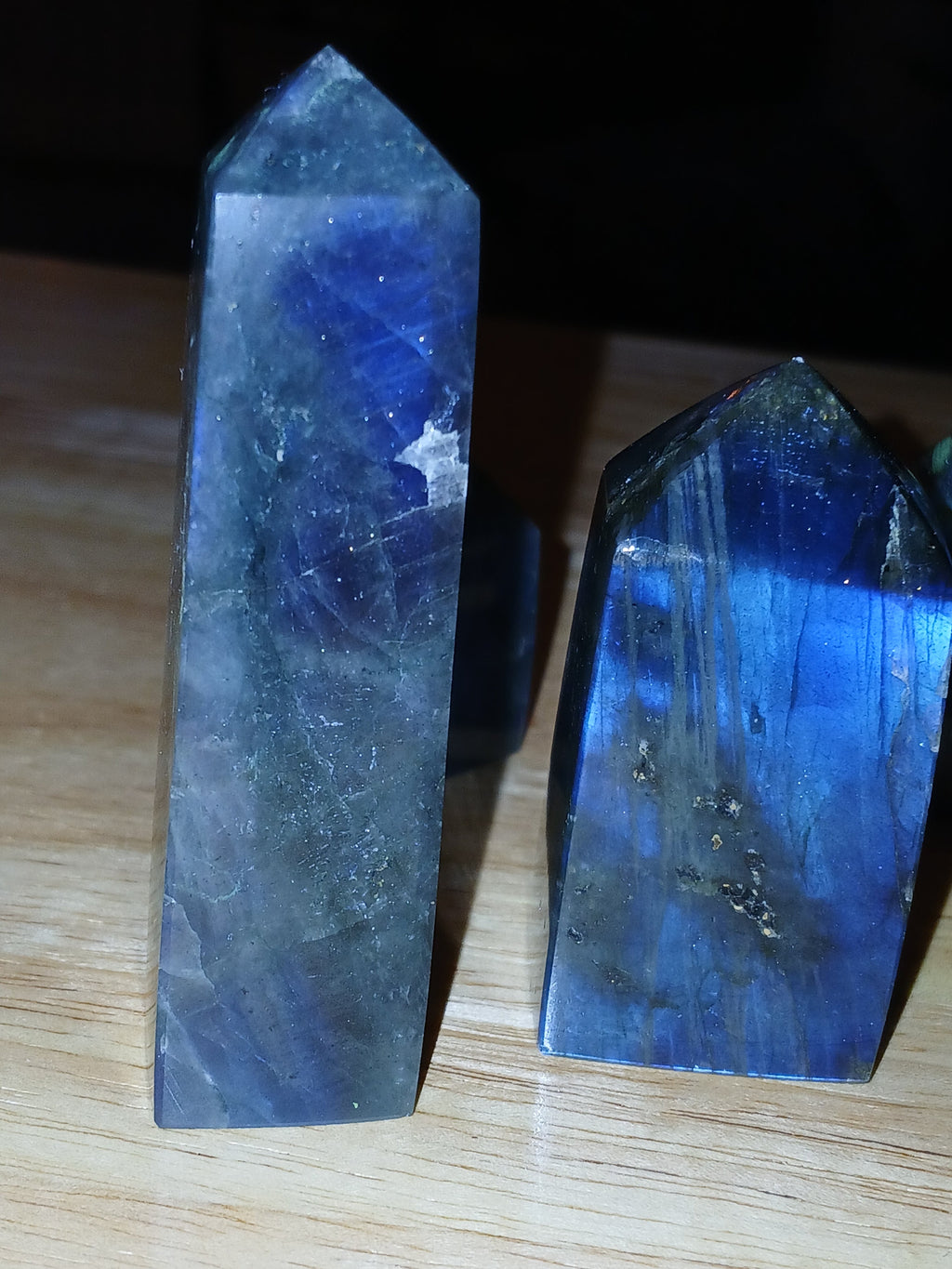 High Flash Labradorite Mini Towers | | Wiccan Center