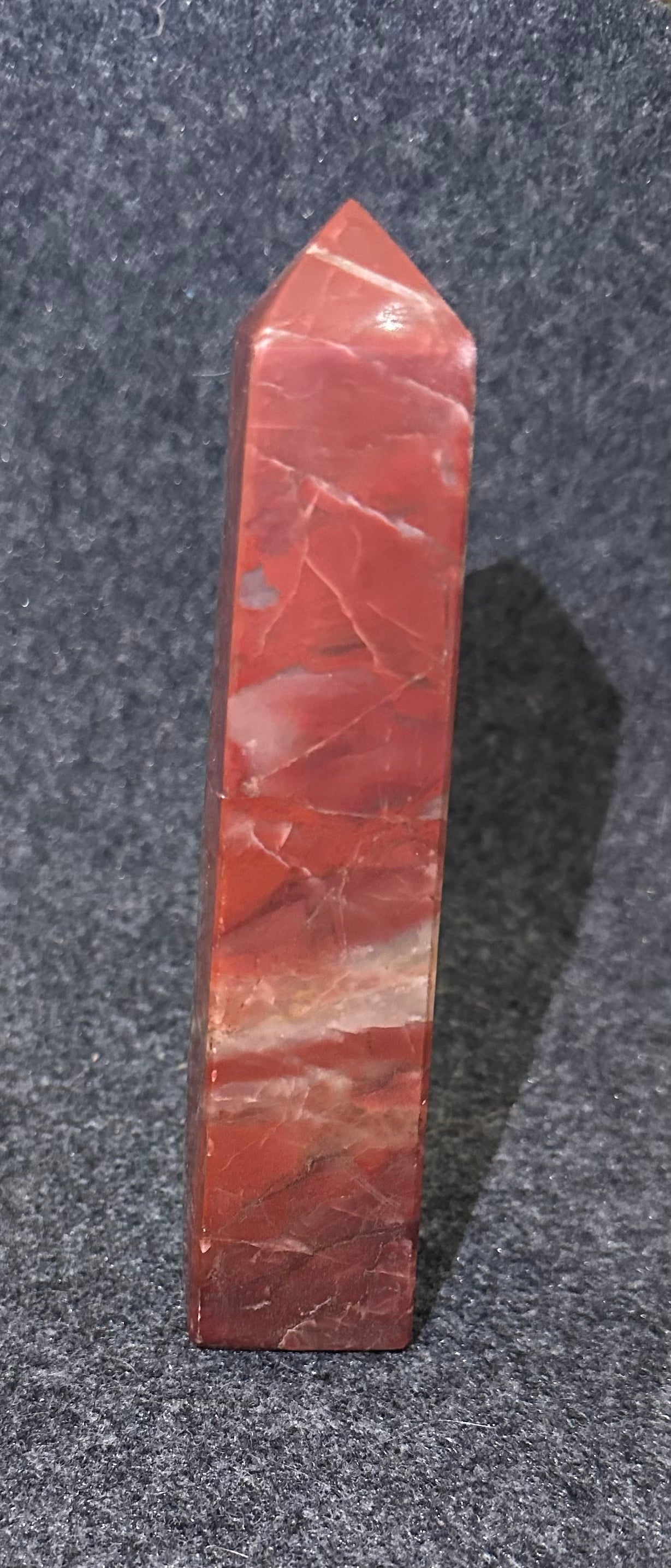 Red Jasper with Agate Inclusions Tower | Tower | Wiccan Center