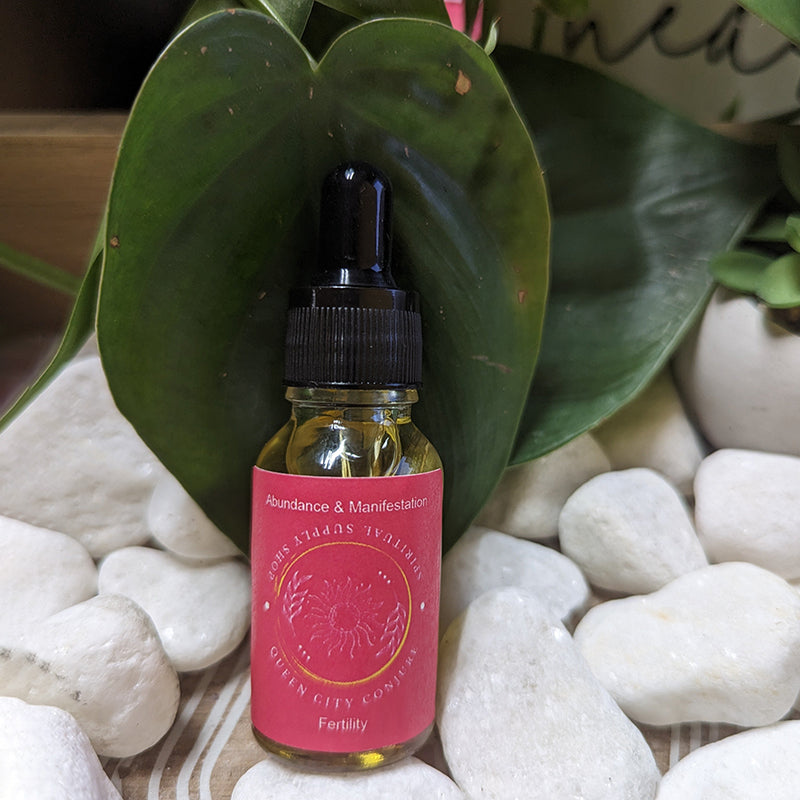 Fertility Oil - Conception & Creative Abundance Hoodoo Conjure Oil | Spiritual Oil | Wiccan Center
