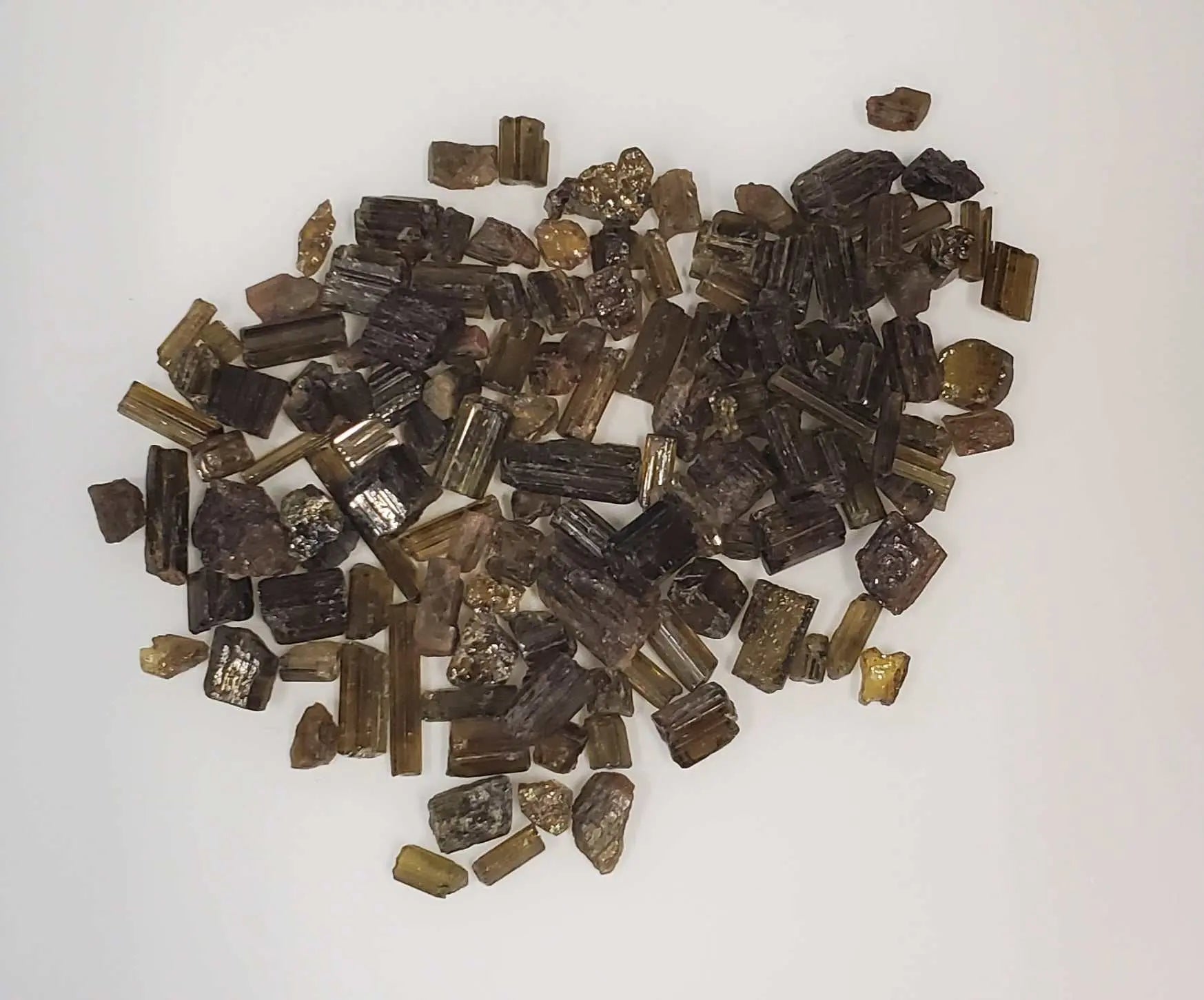 Natural Rough Epidote Crystals - High Quality Faceted Transparent | Rough Stones | Wiccan Center