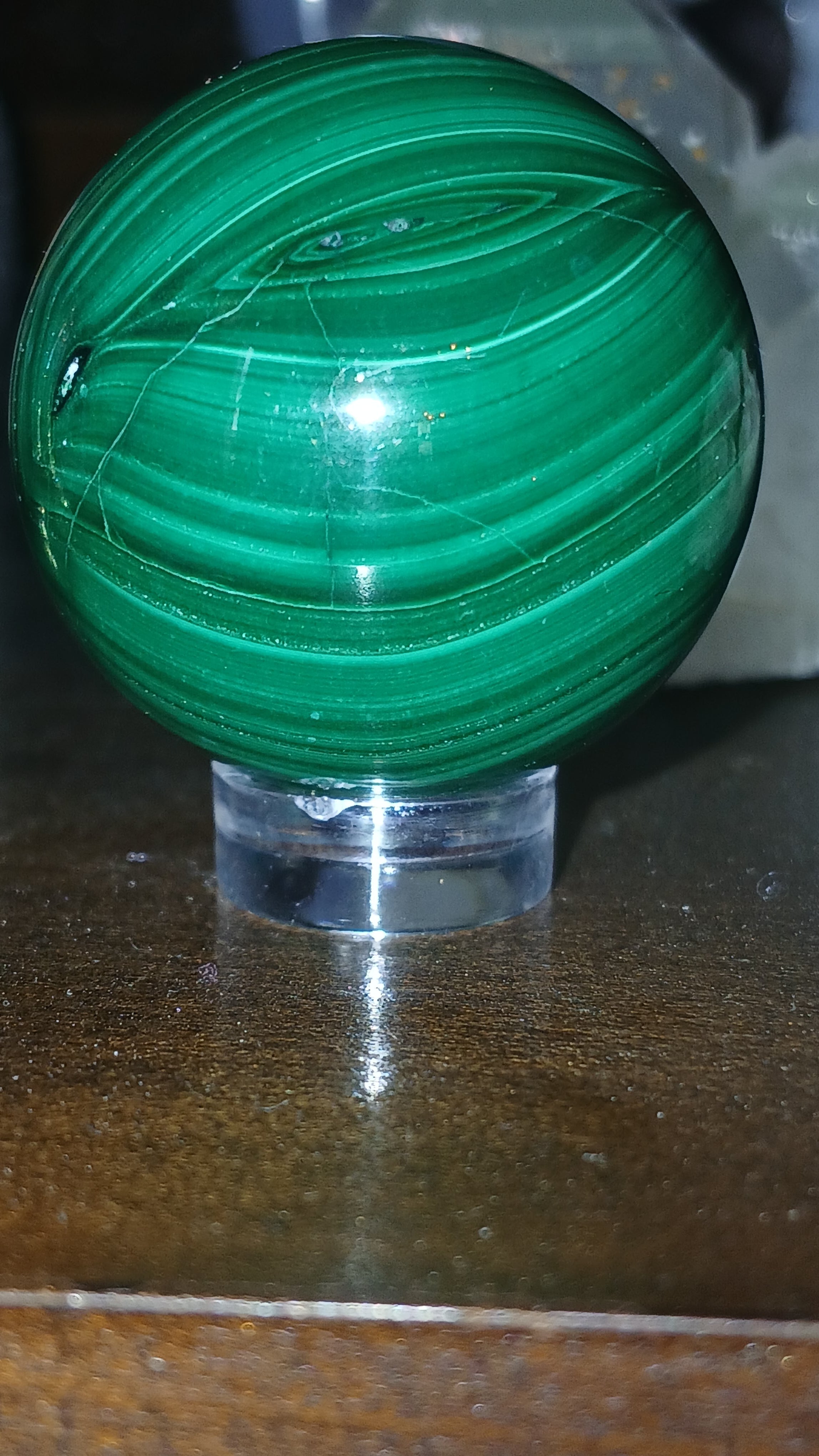 ✨ Malachite Sphere – Stone of Protection, Power & Heart Chakra Healing ✨ | | Wiccan Center