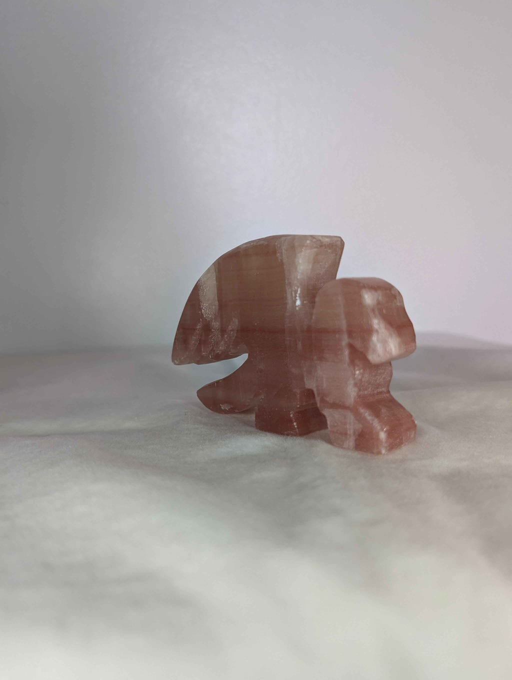 Mangano Calcite Griffin Carving – Heart Healing Guardian | | Wiccan Center