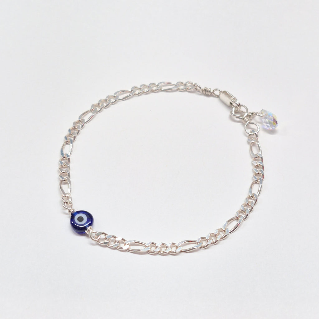 Evil Eye Bracelet w Swarovski Clasp | bracelets | Wiccan Center