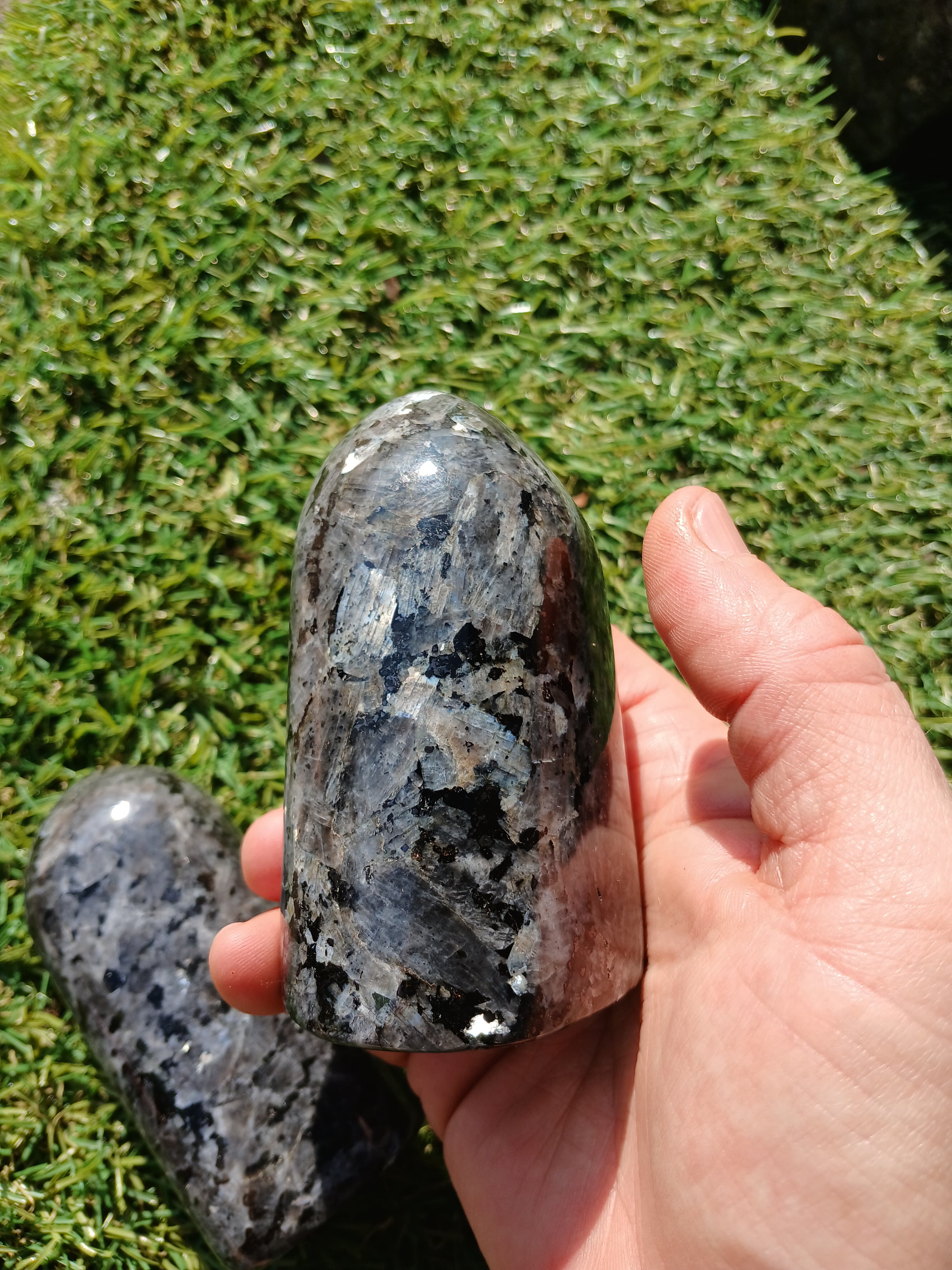 Larvikite Freeform Boulder | | Wiccan Center