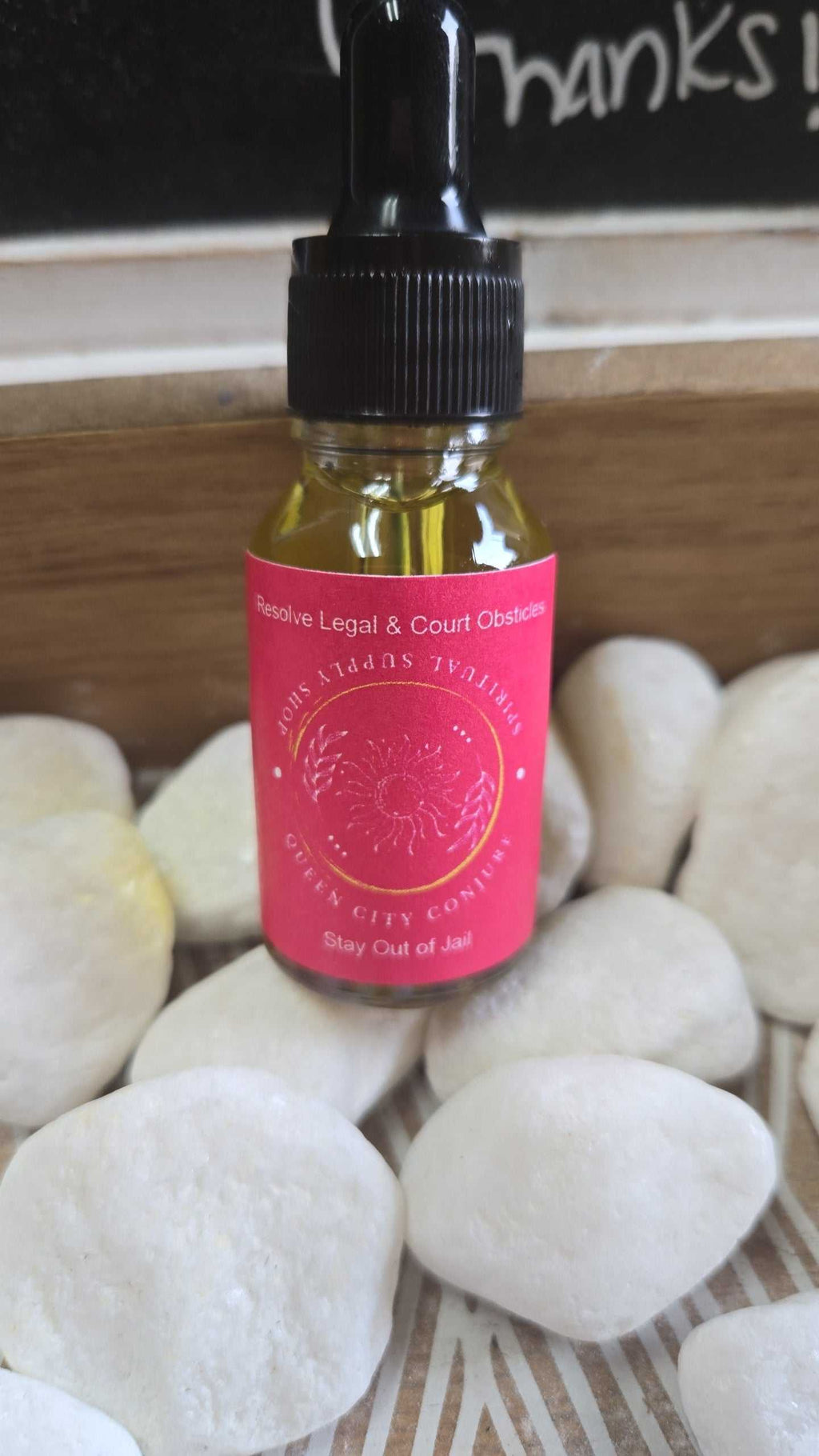 Stay Out of Jail Oil - Legal Protection & Court Case Hoodoo Oil | Spiritual Oil | Wiccan Center