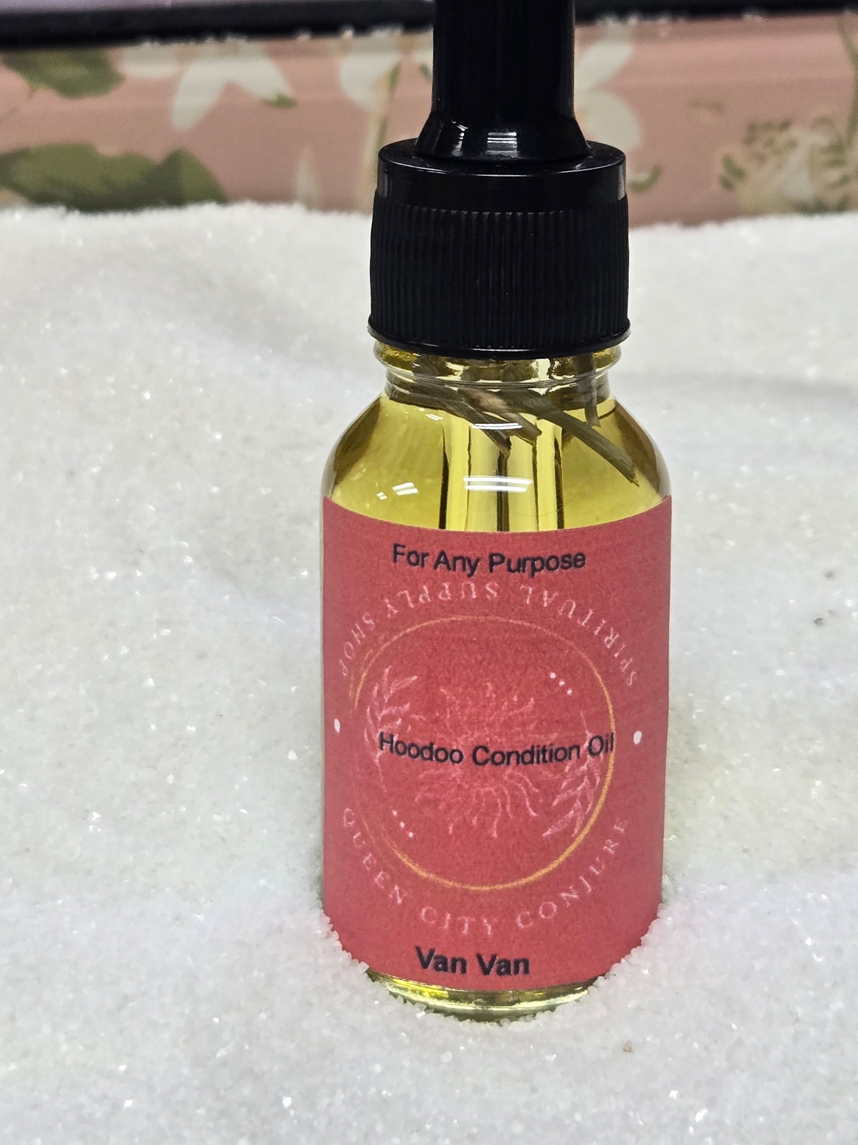 Van Van Oil - Cleansing & Road Opening Hoodoo Conjure Oil | Spiritual Oil | Wiccan Center