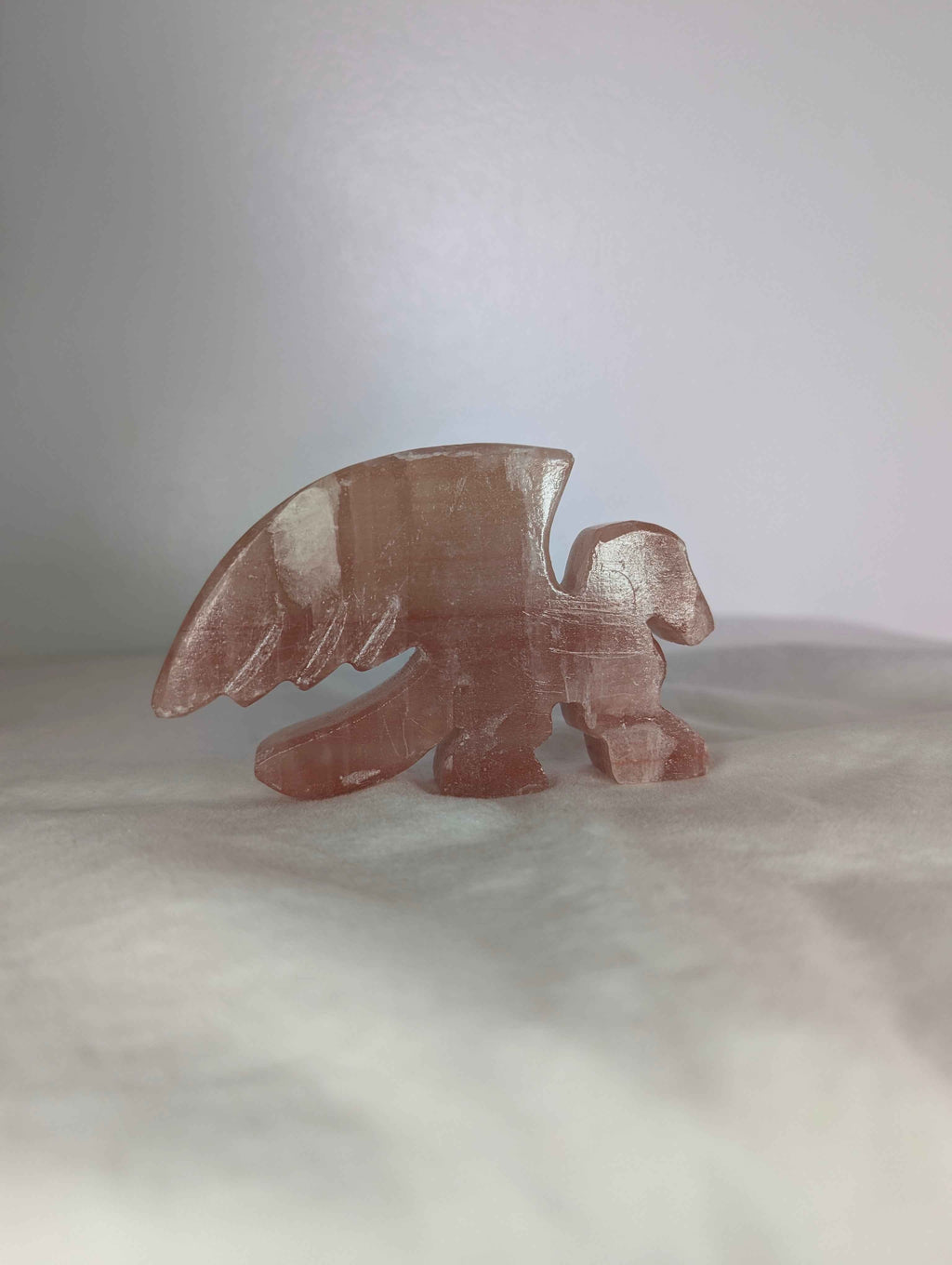 Mangano Calcite Griffin Carving – Heart Healing Guardian | | Wiccan Center