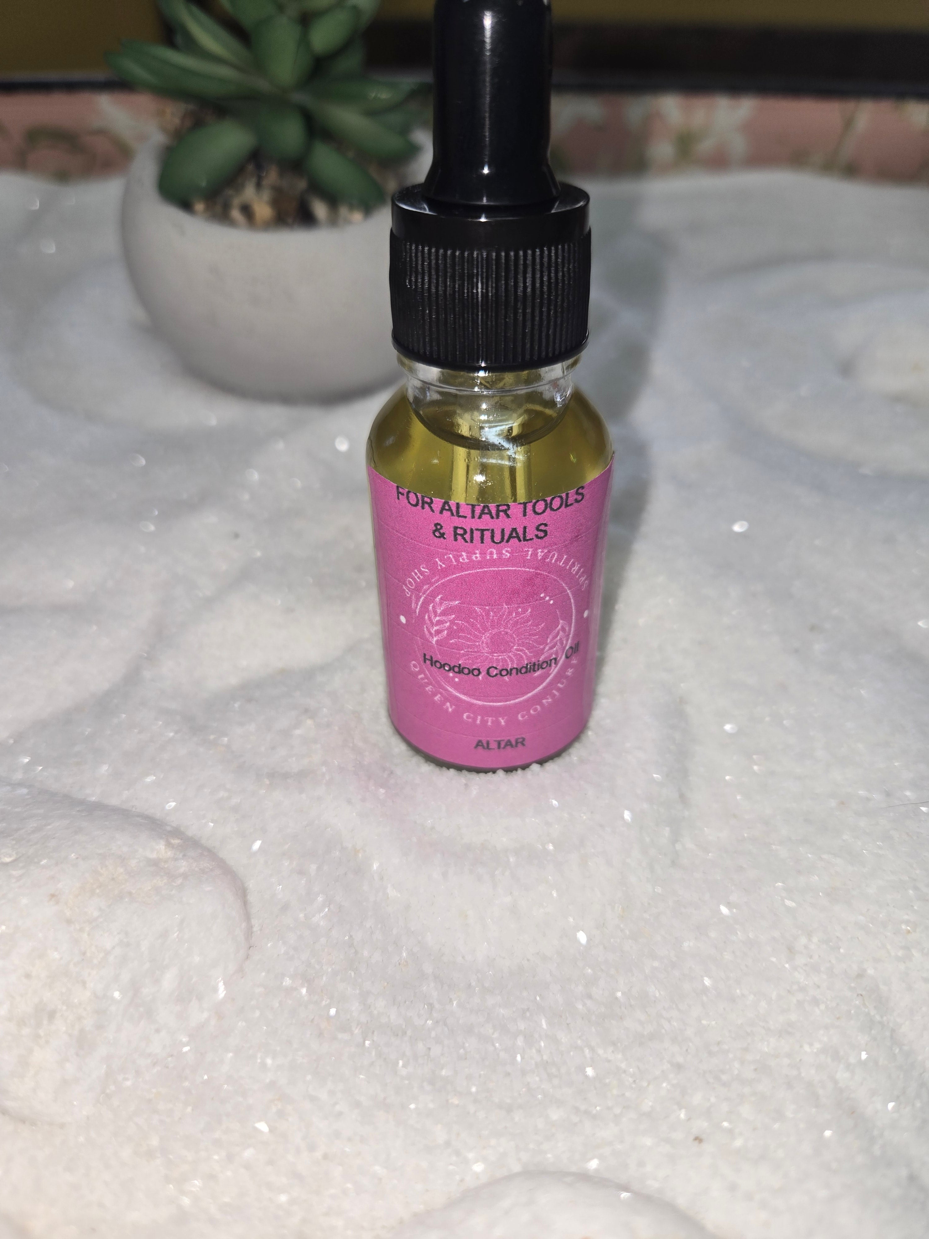 Altar Oil - Consecrate Sacred Space & Ritual Tools Hoodoo Oil | Spiritual Oil | Wiccan Center