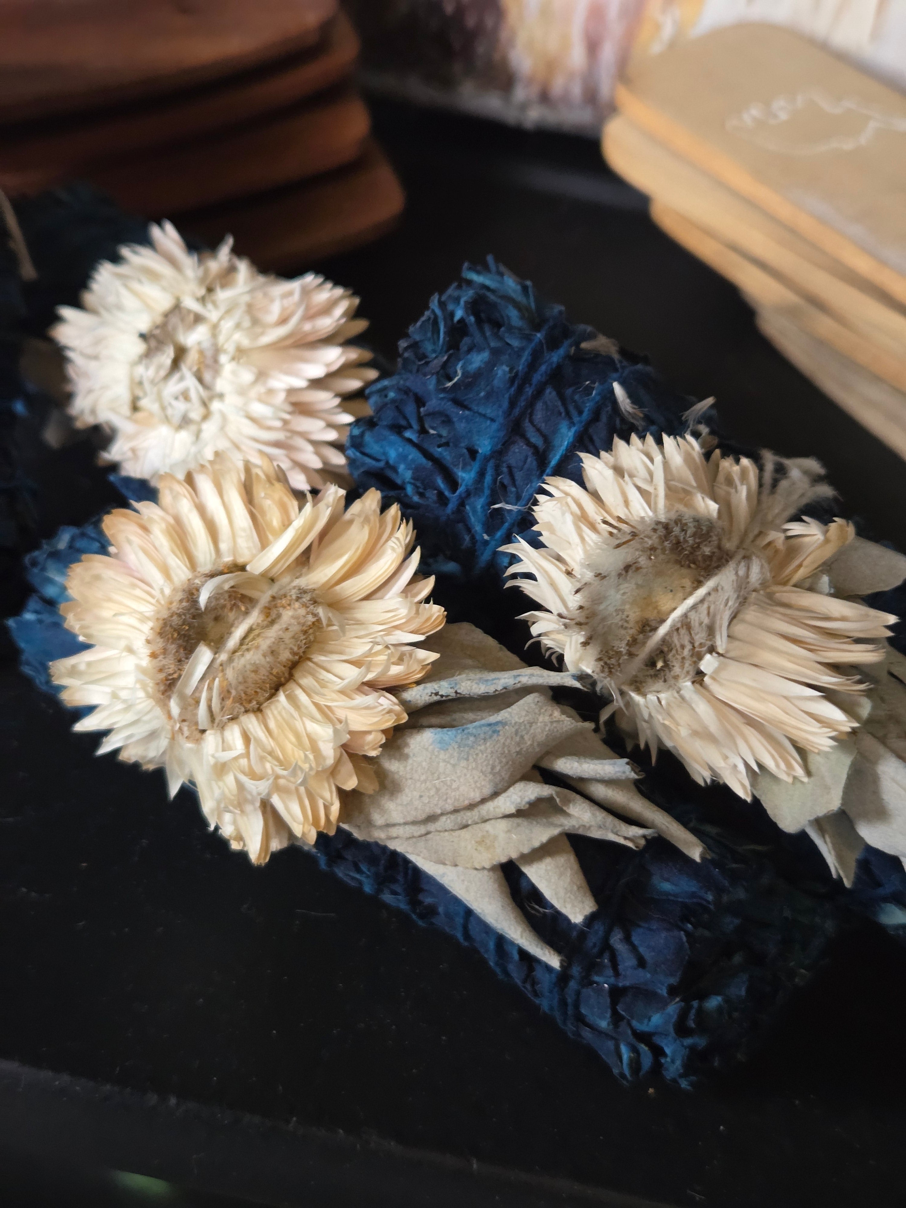 Blue Moon Floral White Sage Bundle | | Wiccan Center