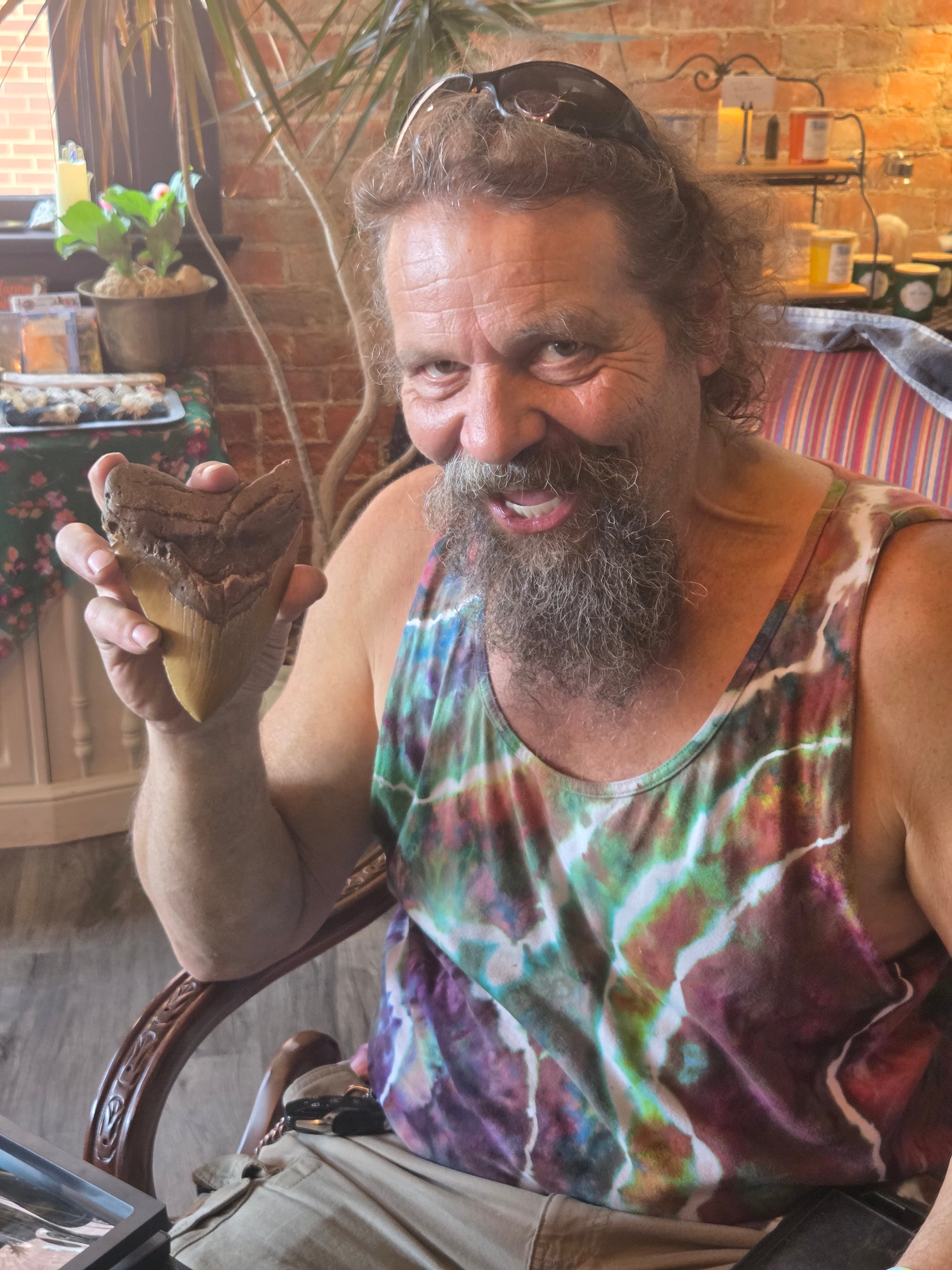 ✨ Rupert Boneham Survivor Collection – Signed Photo, Crystals, Fossils & Handmade Jewelry | | Wiccan Center