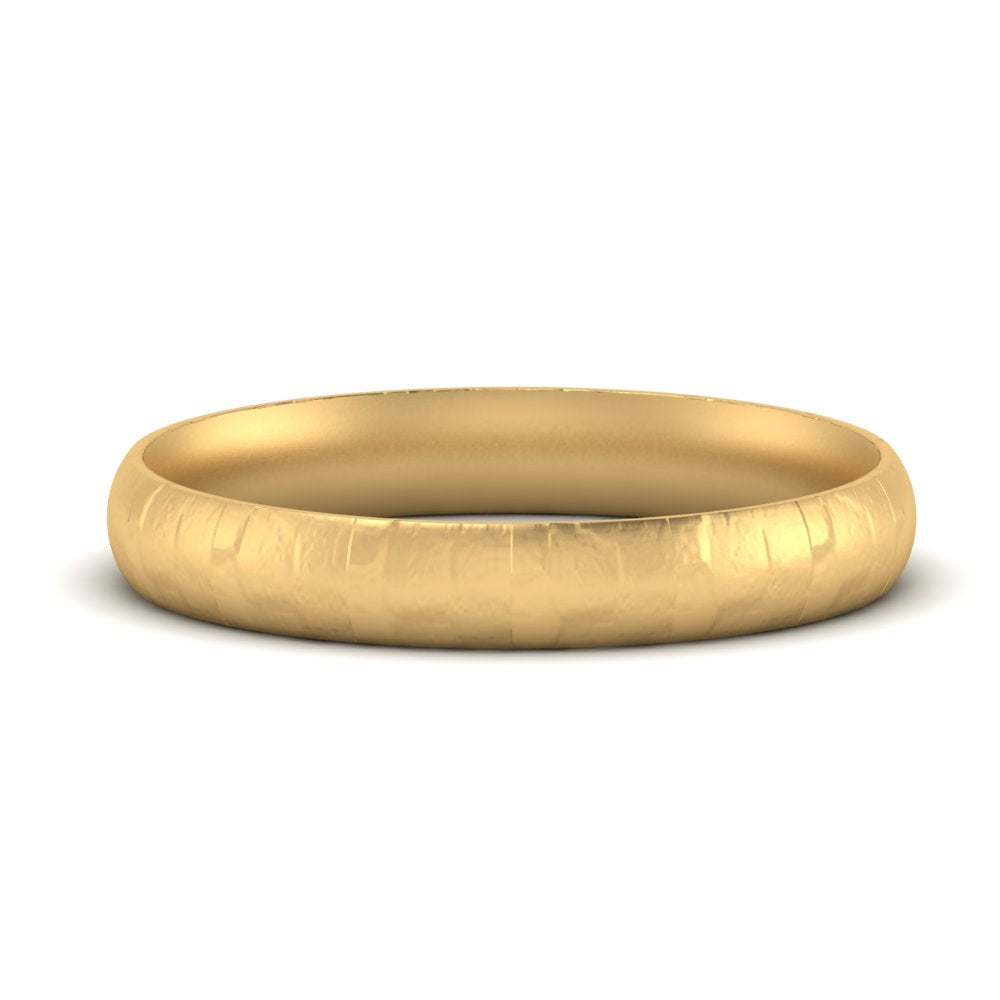 5 Mm Lightweight Rock Texture Mens Wedding Band