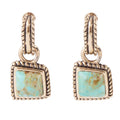Roped Around Turquoise and Bronze Earrings | Earrings | Wiccan Center
