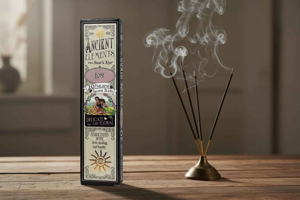 Ancient Elements Rose Incense Sticks | Incense | Wiccan Center