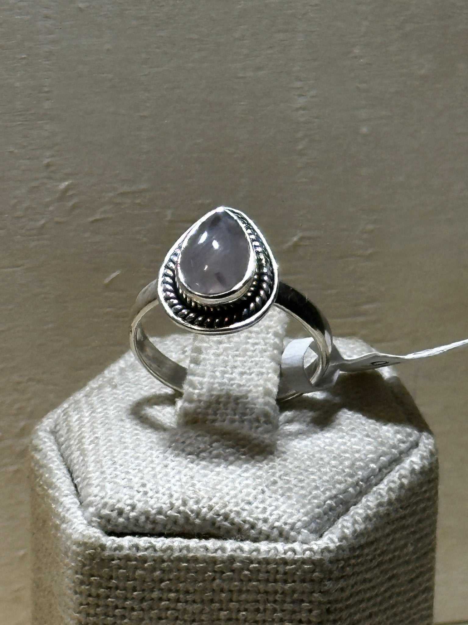 Rose Quartz Ring Size 9 (03.9026) | Rings | Wiccan Center