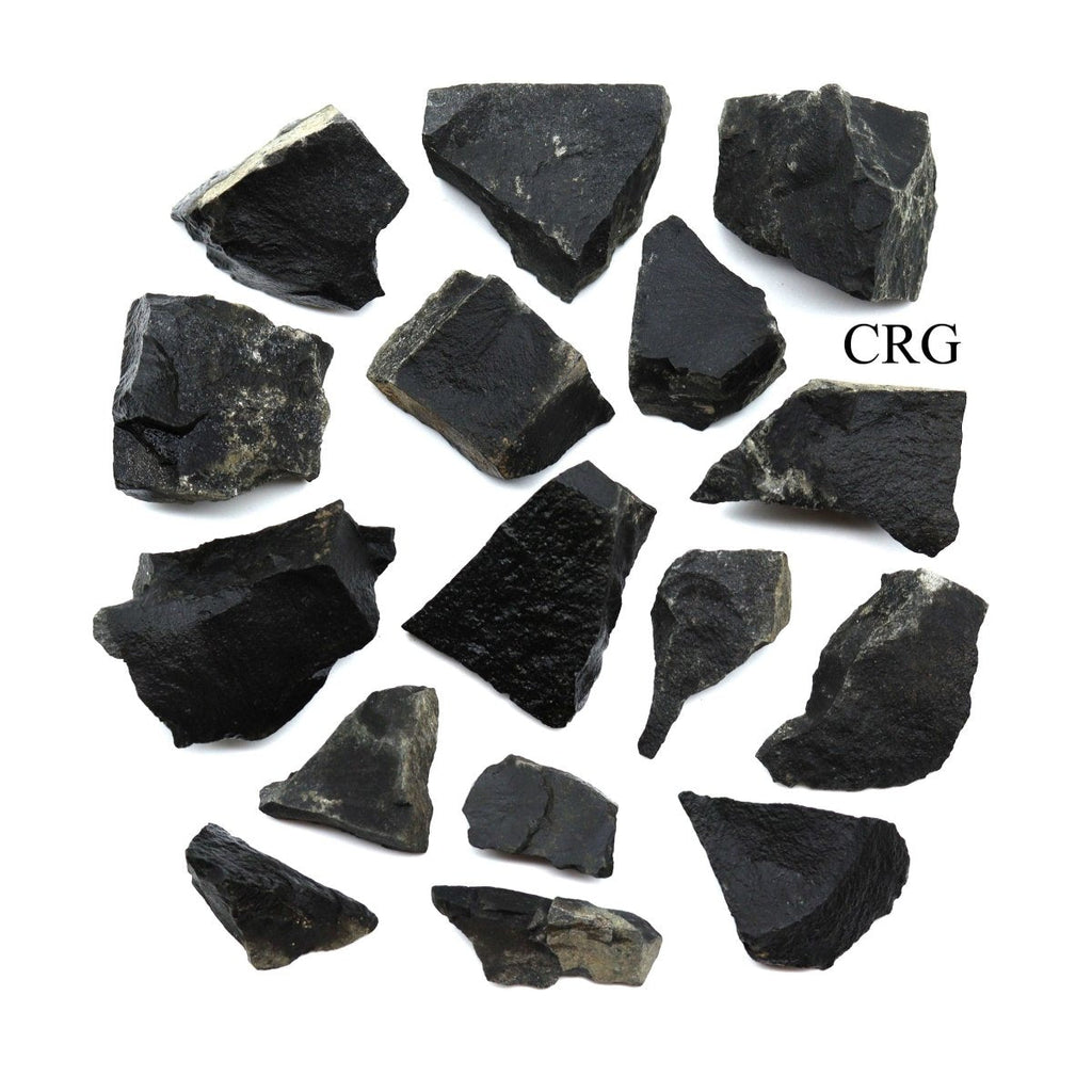 Rough Black Basalt / 1.5-2.5" AVG - 1 KILO LOT | Basalt | Wiccan Center