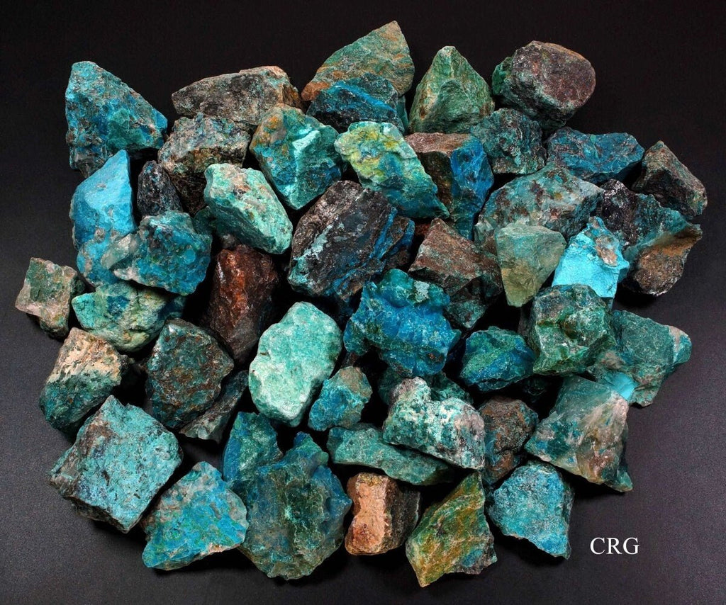 Rough Chrysocolla / 0.5-1.5" AVG - 1 KILO LOT