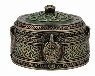 Round Celtic Trinket Box | Trinket Boxes | Wiccan Center