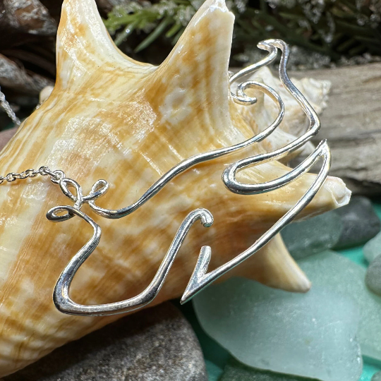 Whale Line Necklace | Necklet | Wiccan Center