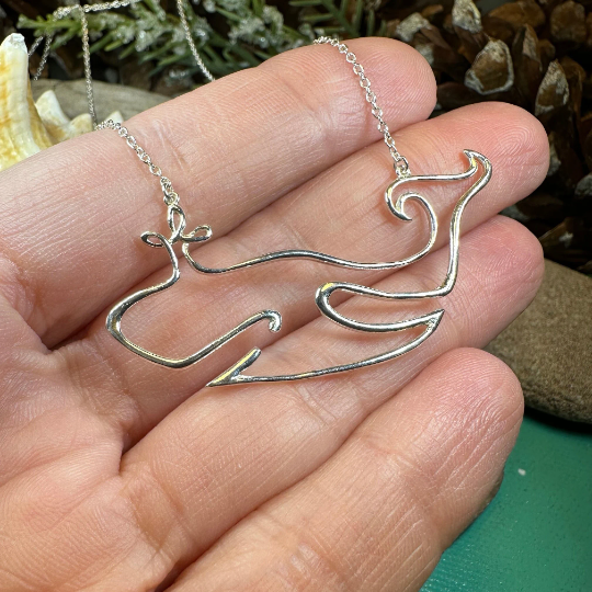 Whale Line Necklace | Necklet | Wiccan Center