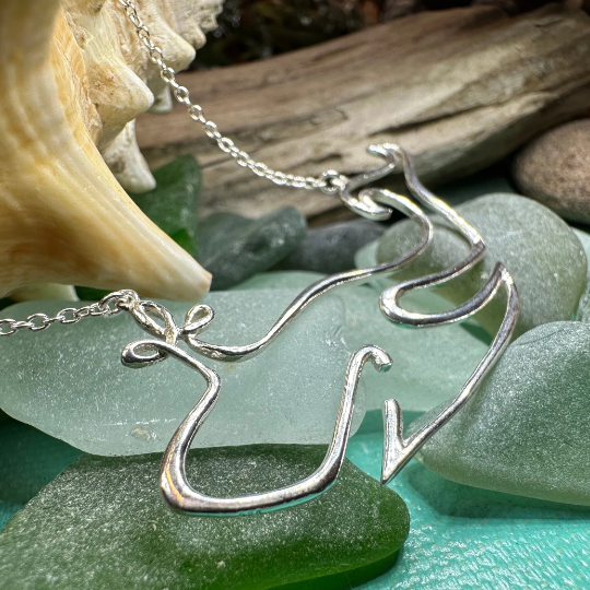 Whale Line Necklace | Necklet | Wiccan Center