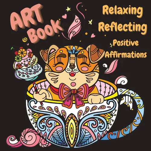 Zen Book - Art Supplies for Relaxing, Reflecting, Writing Positive Affirmations - Paperback | Books | Wiccan Center