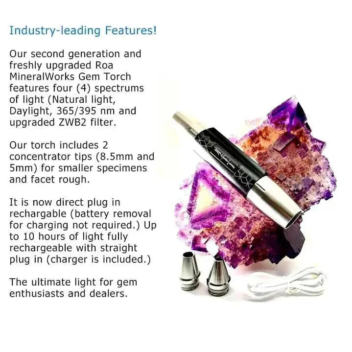 Roa Mineral Works Gem Torch | All Tools | Wiccan Center