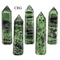 Ruby Zoisite Towers (1 Pound) Size 3 to 4 Inches 6-Sided Crystal Gemstone Points