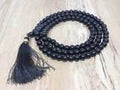 Natural 6mm Black Onyx Mala 108 prayer beads Meditation Necklace | | Wiccan Center